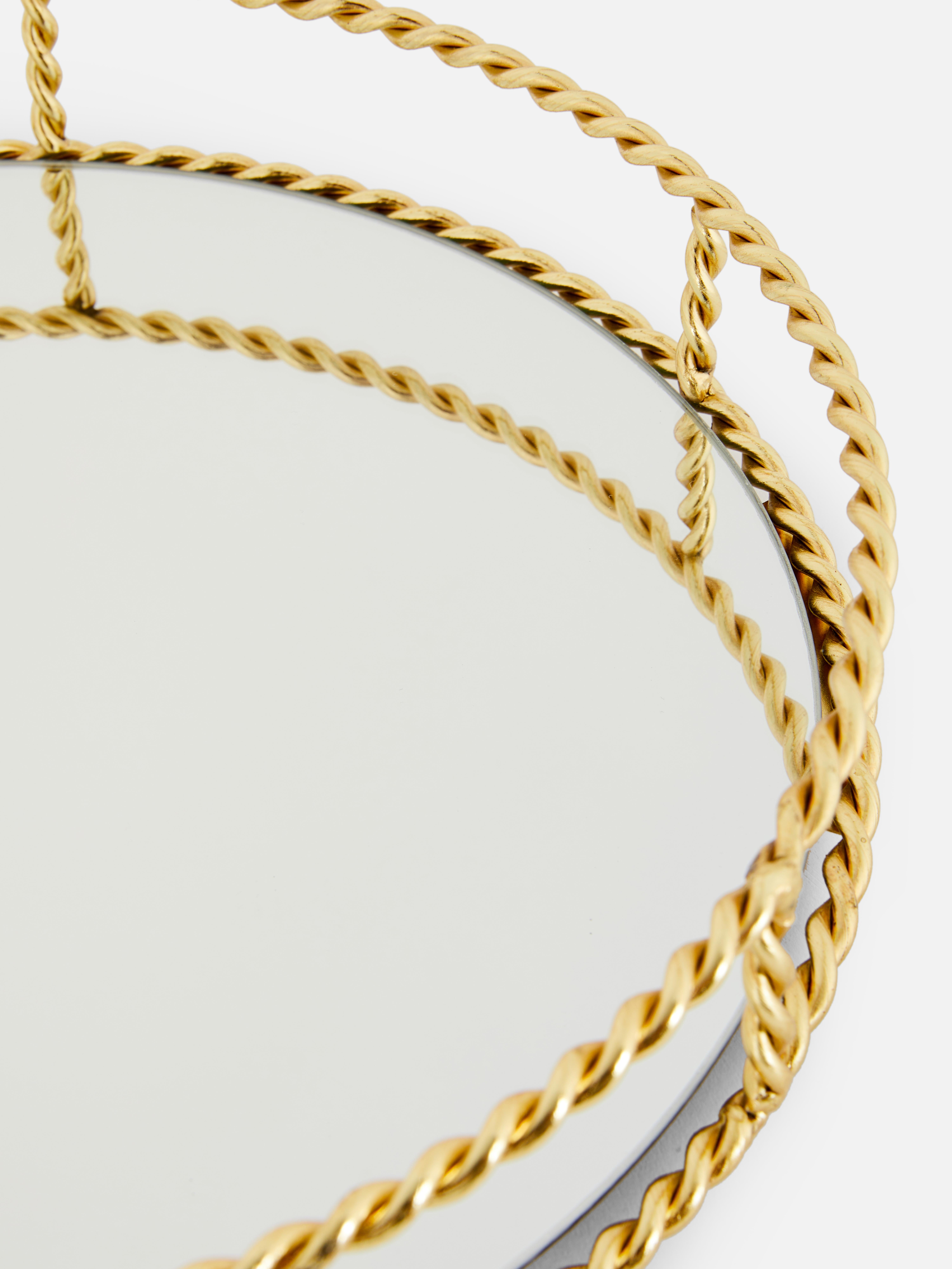Round mirror Tray