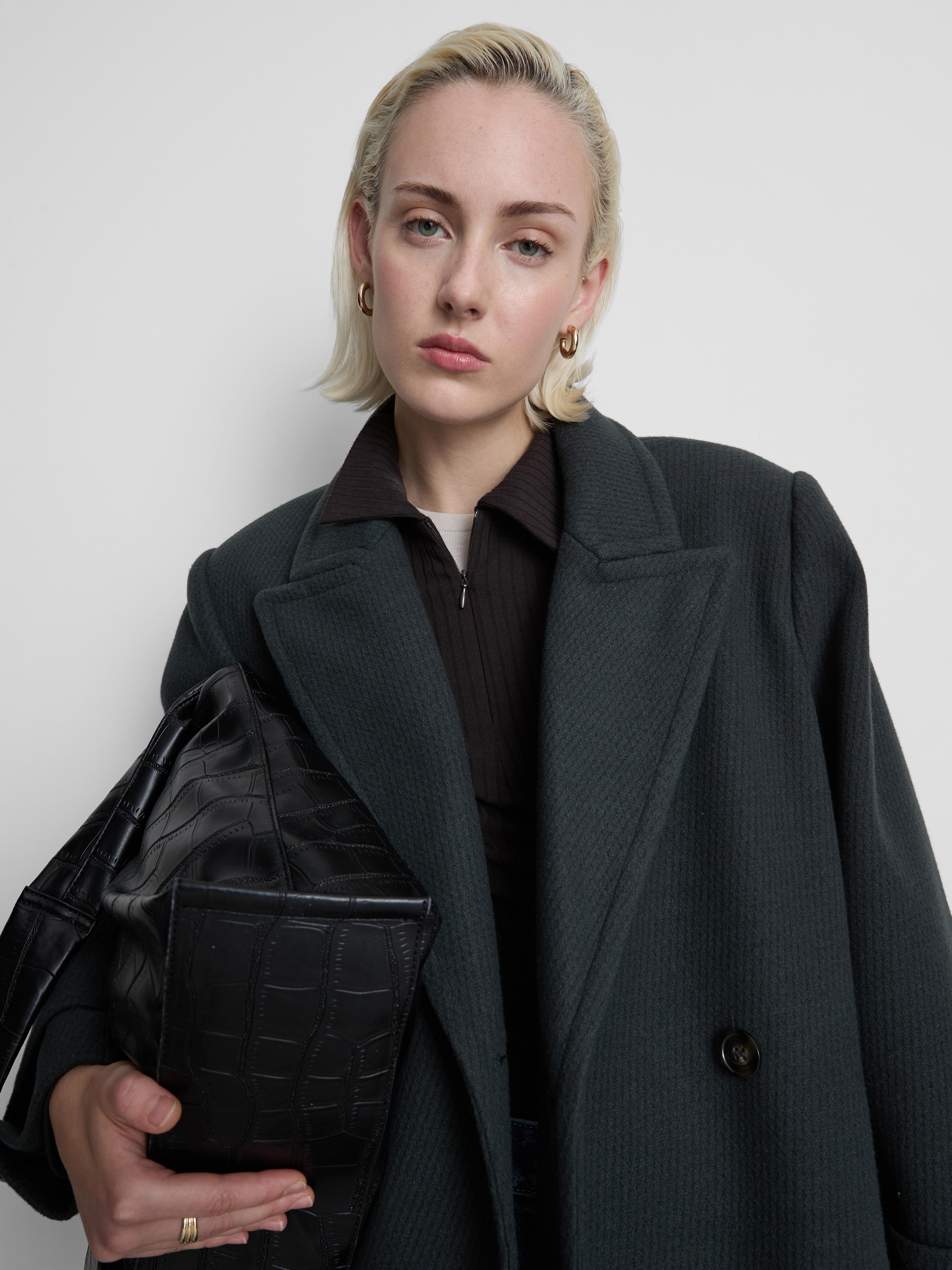 Longline Double Breasted Coat