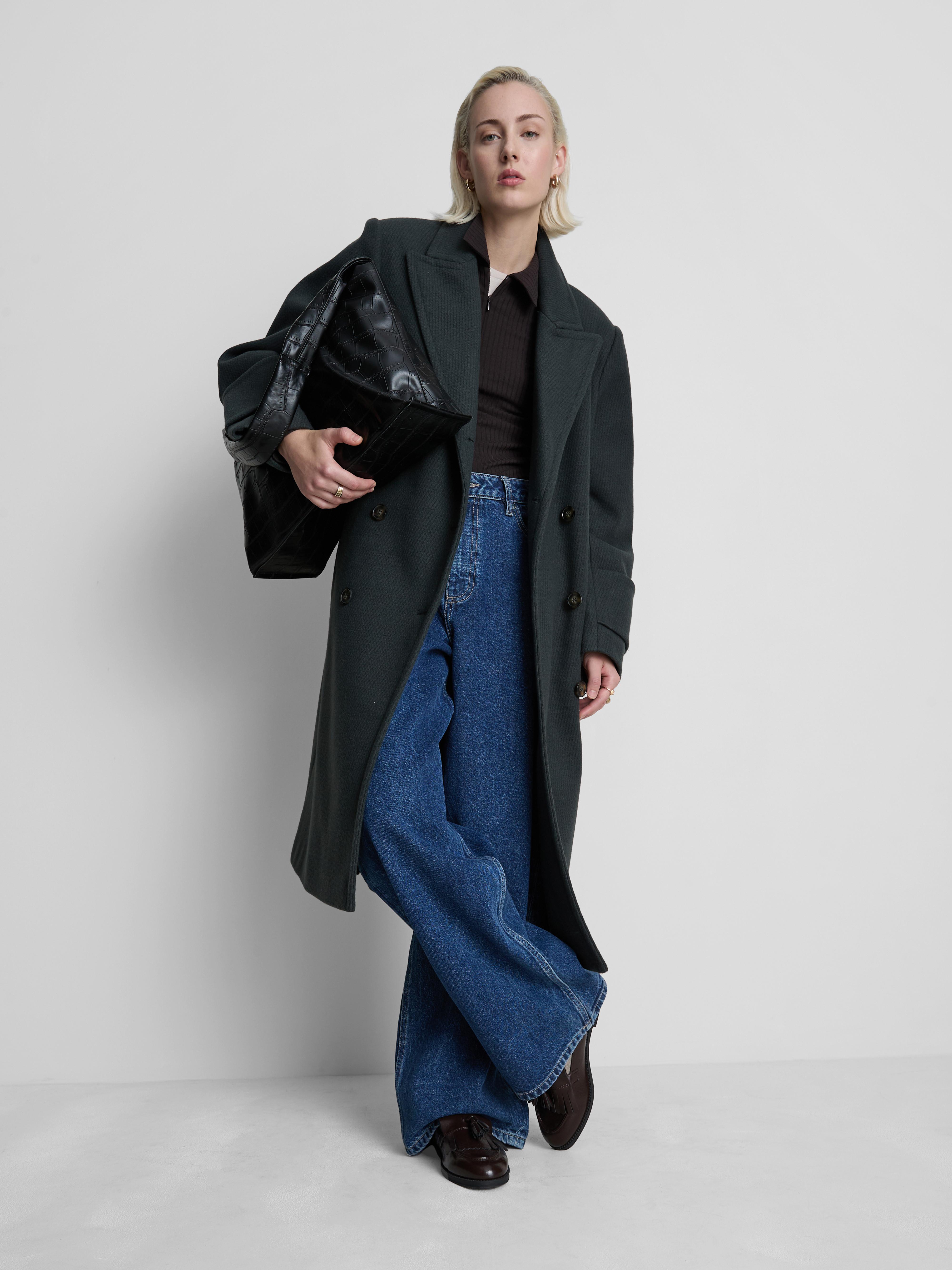 Longline Double Breasted Coat