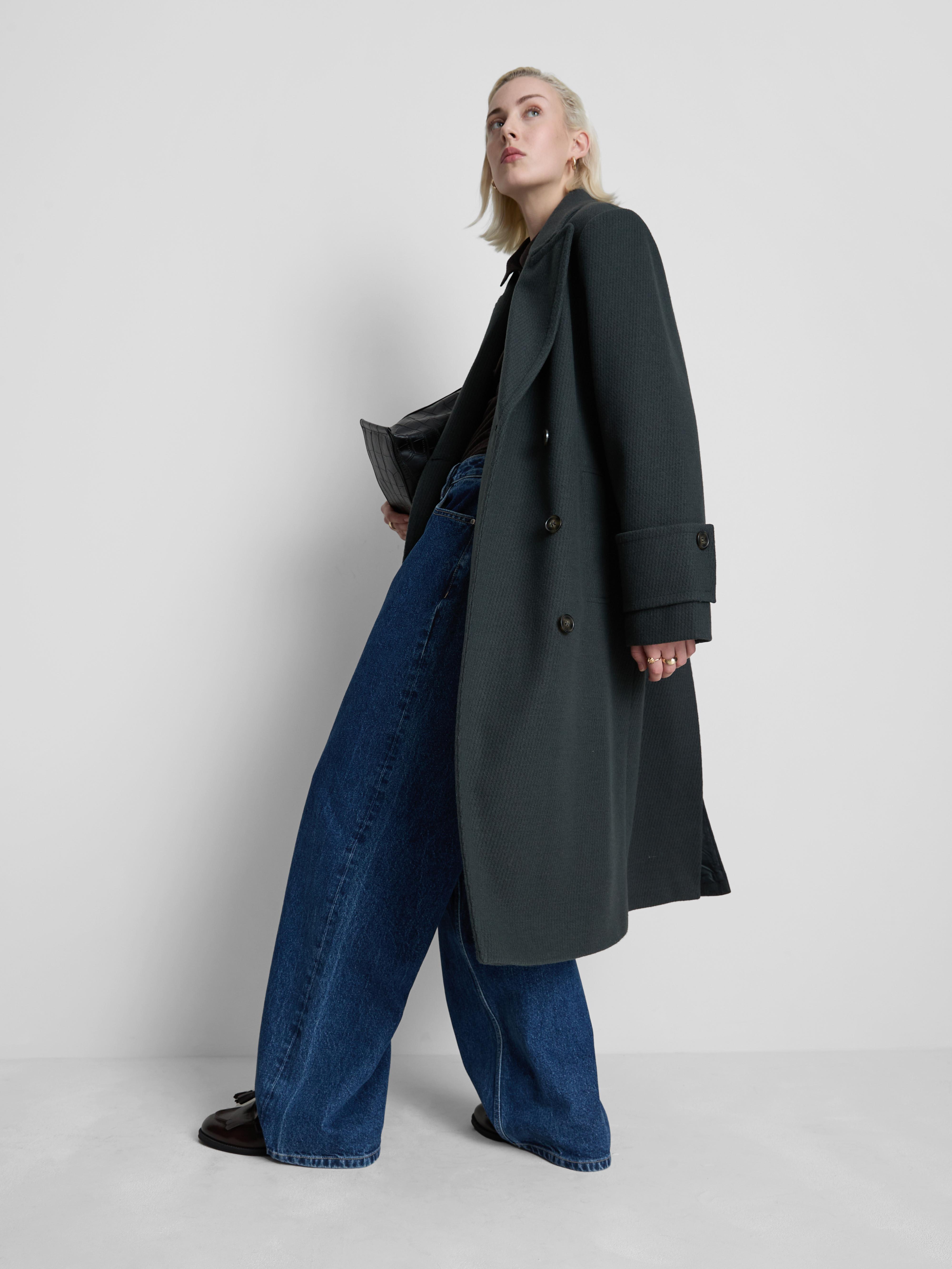 Longline Double Breasted Coat