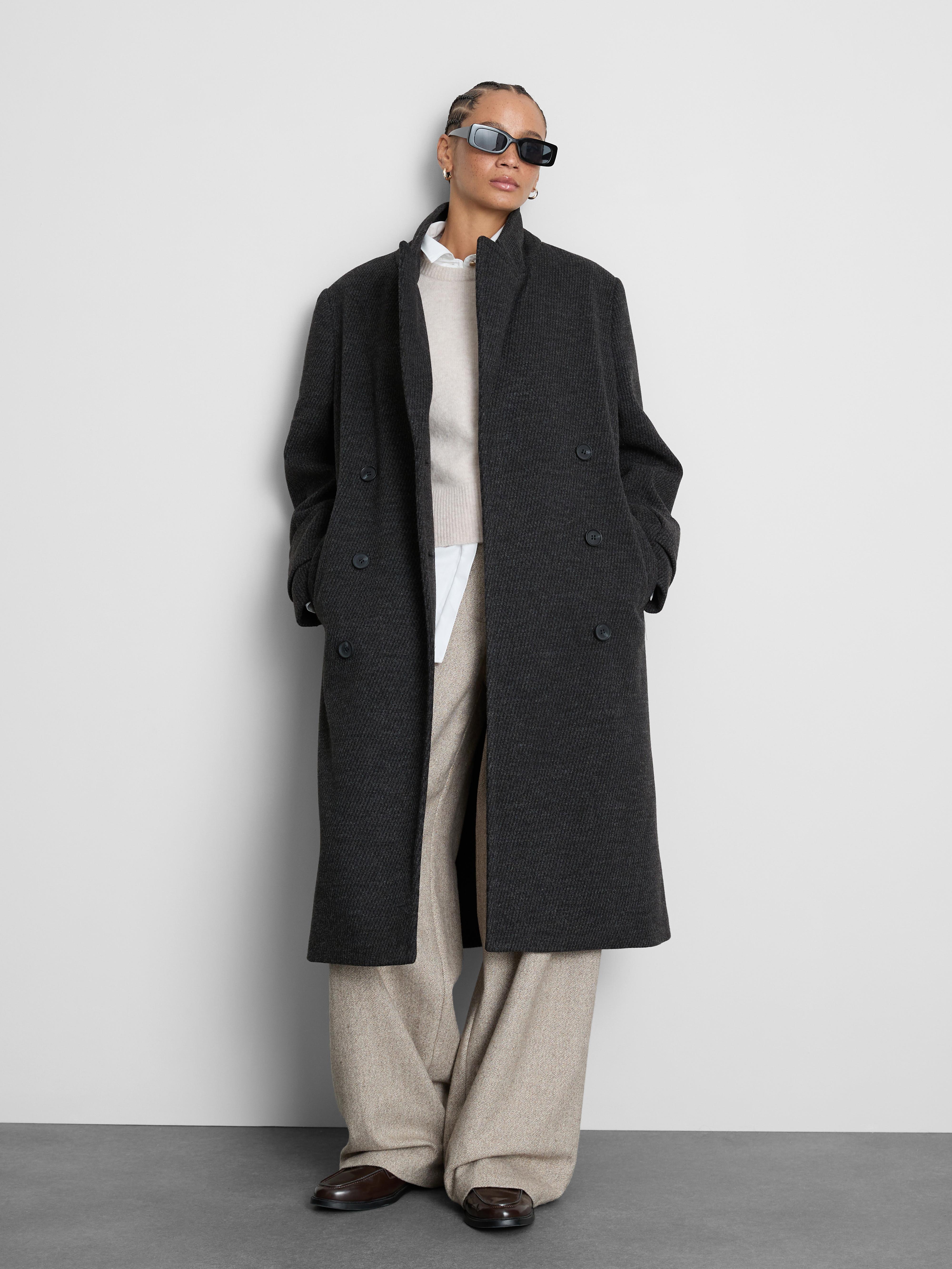 Longline Double Breasted Coat