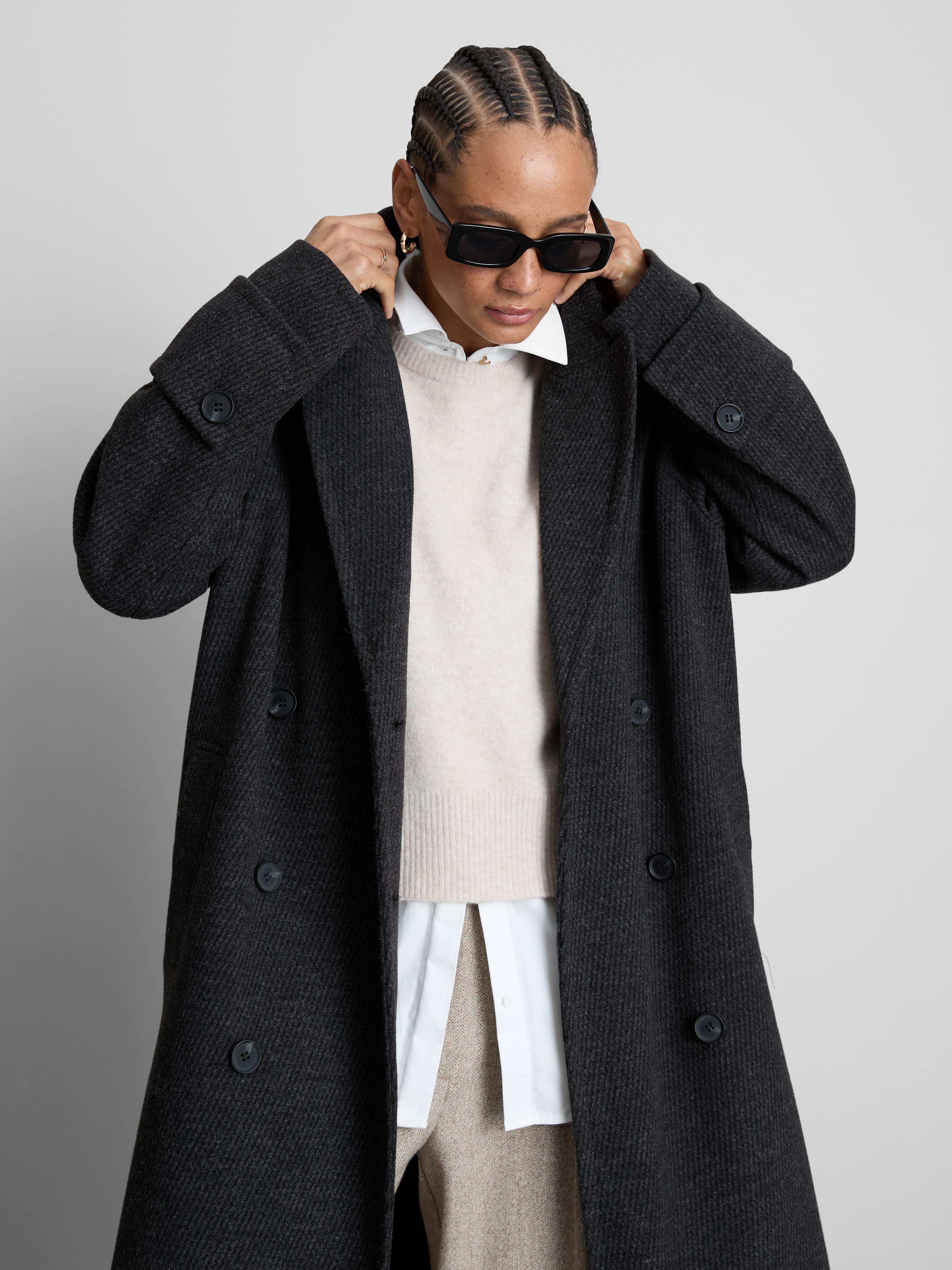 Longline Double Breasted Coat