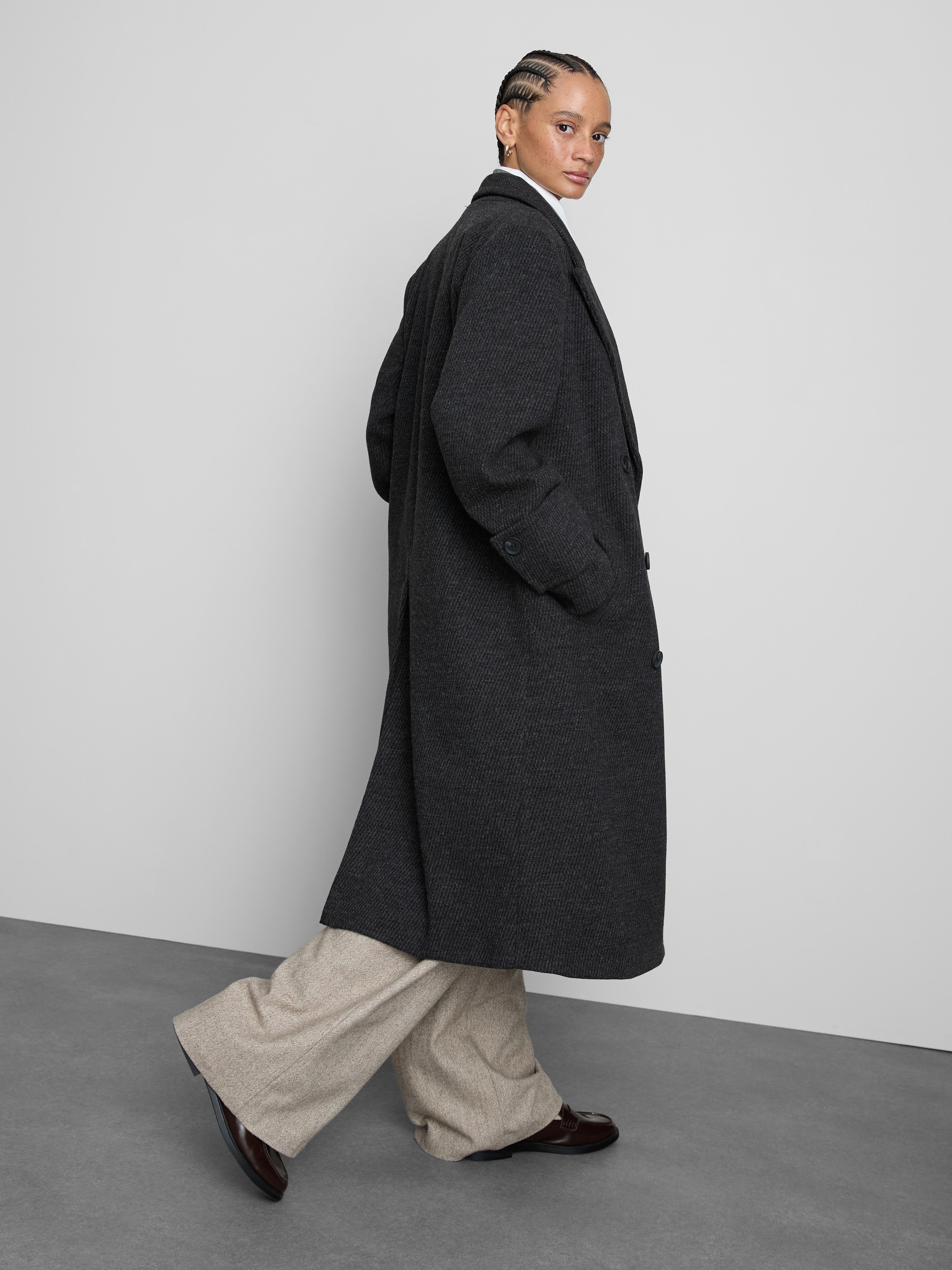 Longline Double Breasted Coat