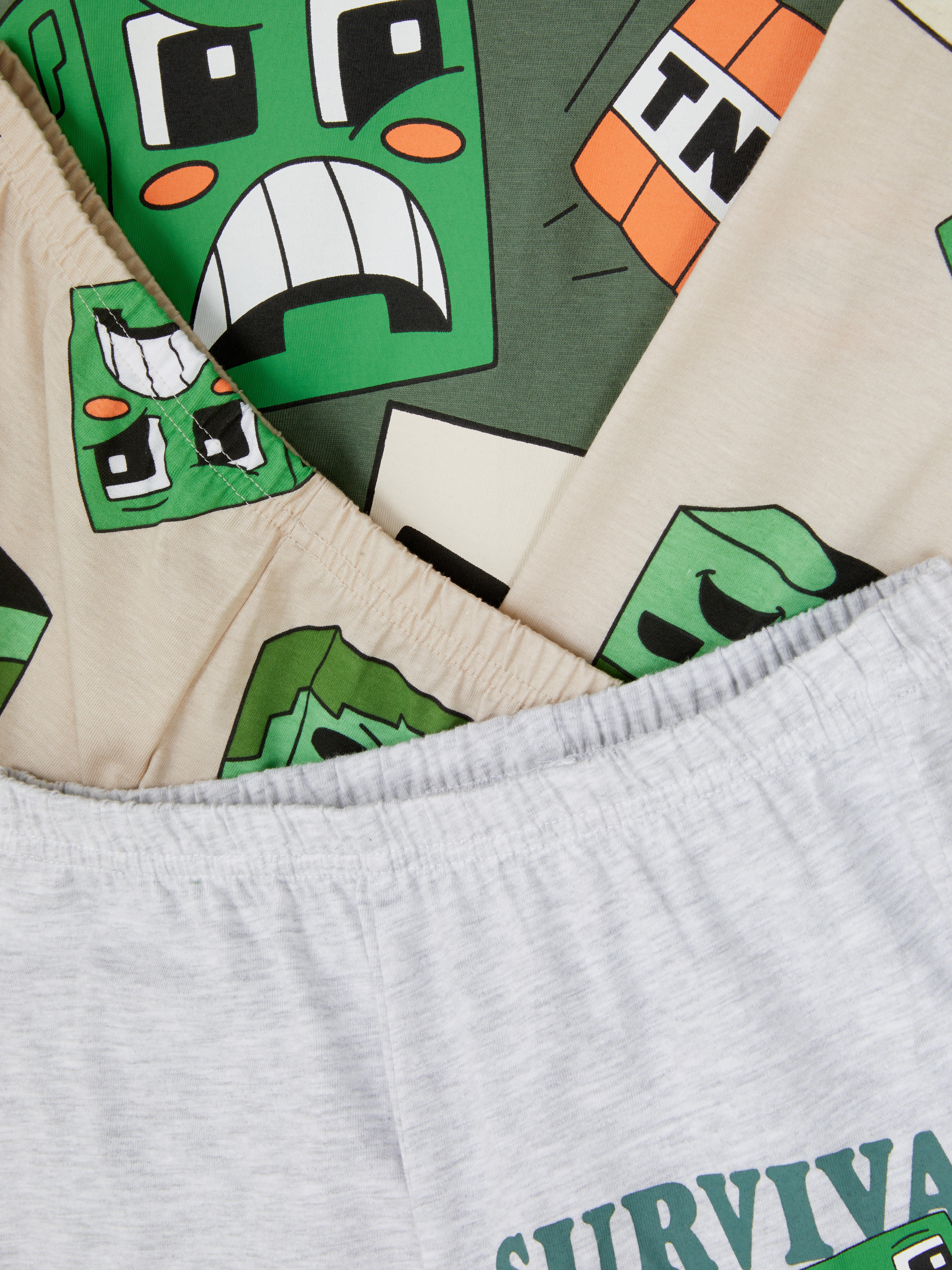 5-15yrs | 2pk Minecraft Long Pyjamas