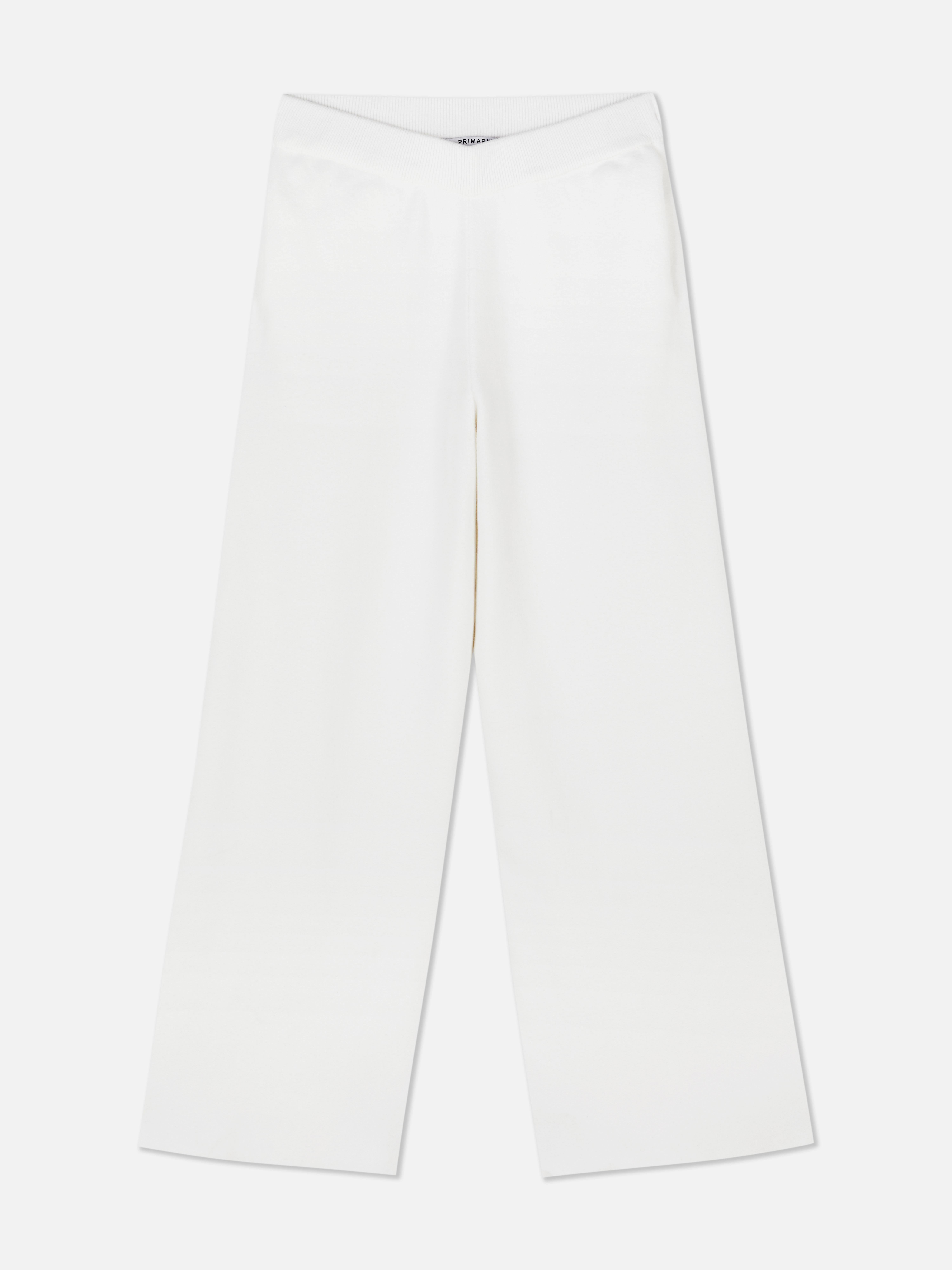 Leggings de punto acampanados