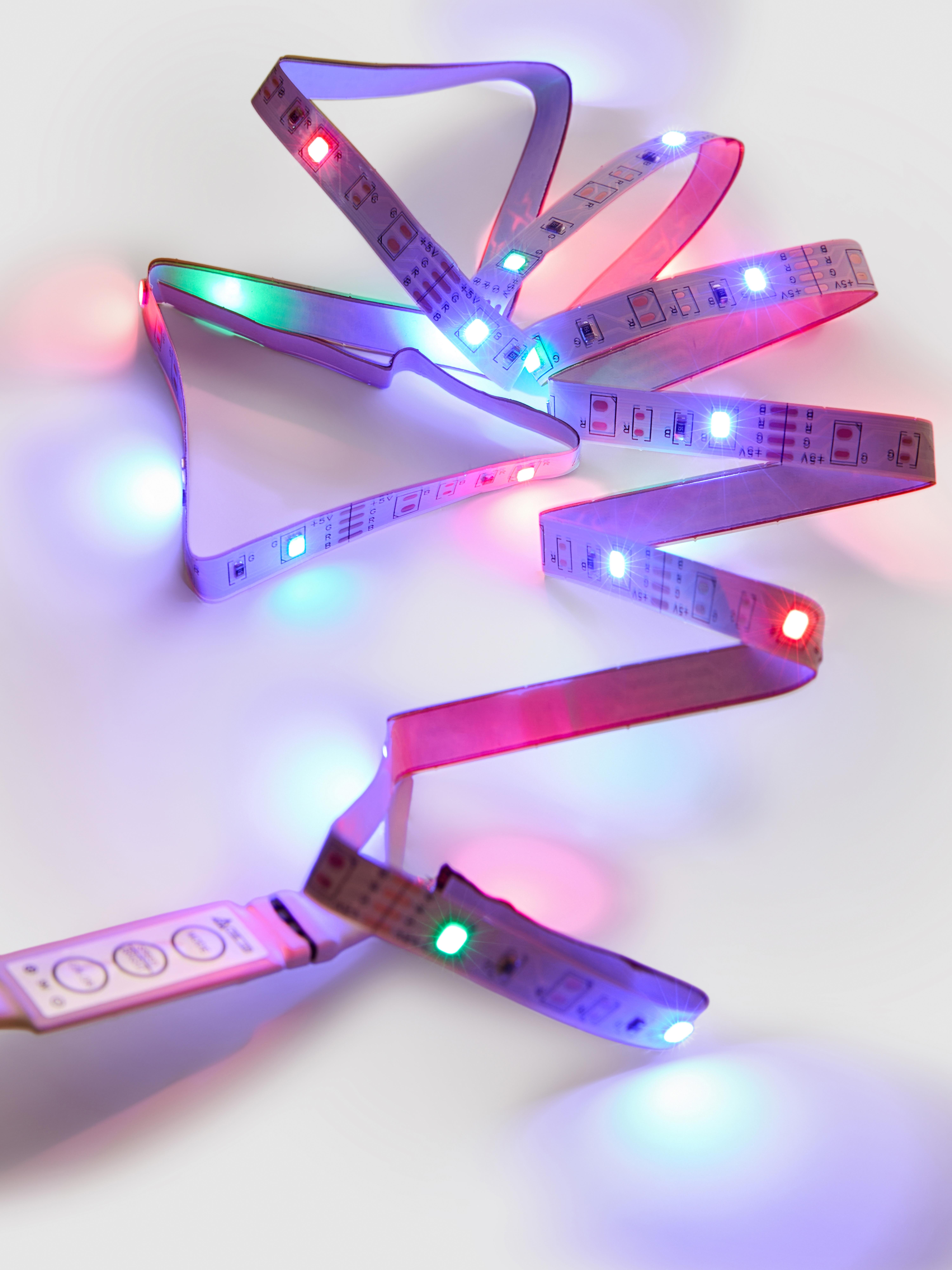 Pack de 30 luces LED multicolores en tira