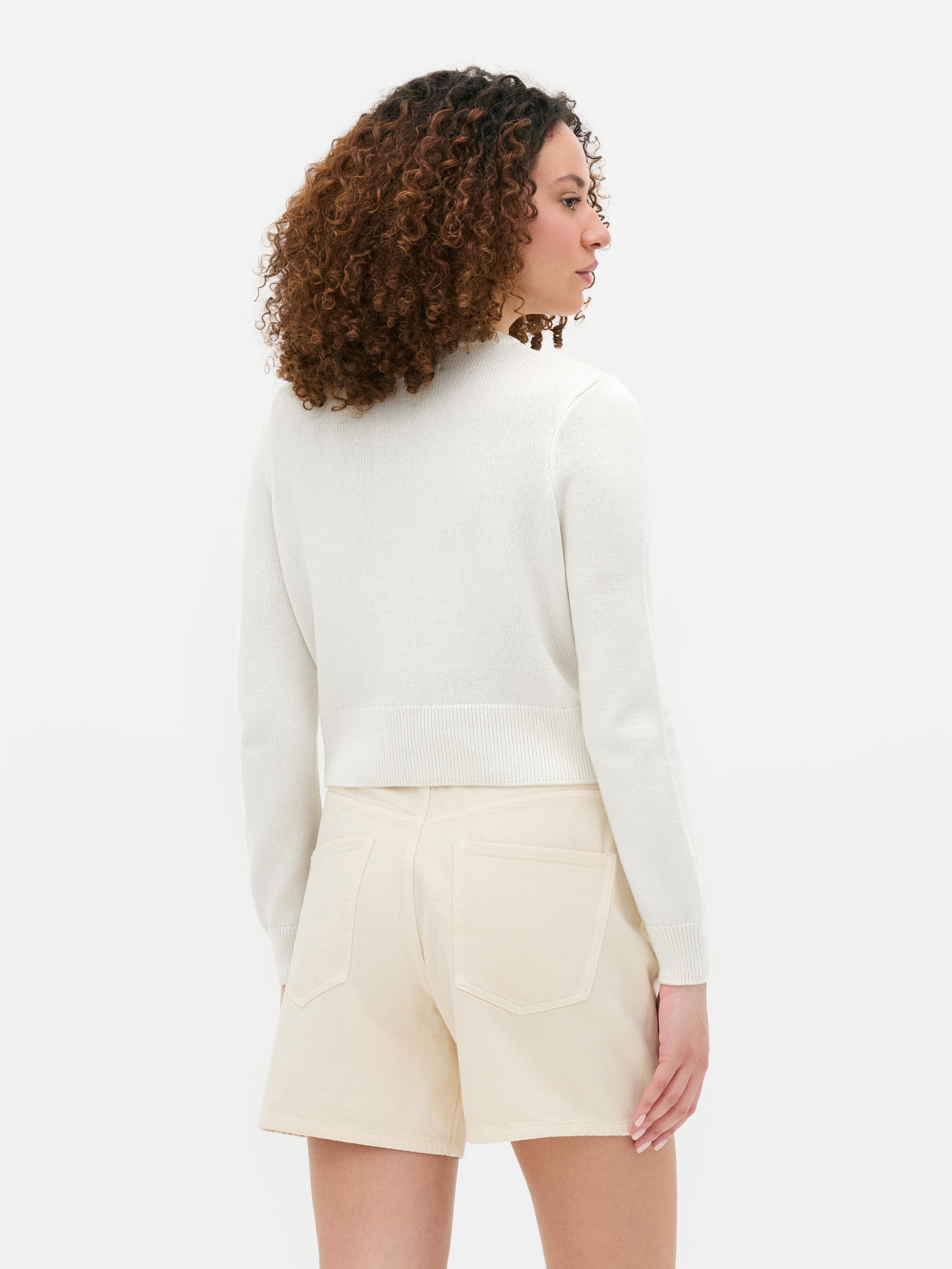 Kort gebloemd vest