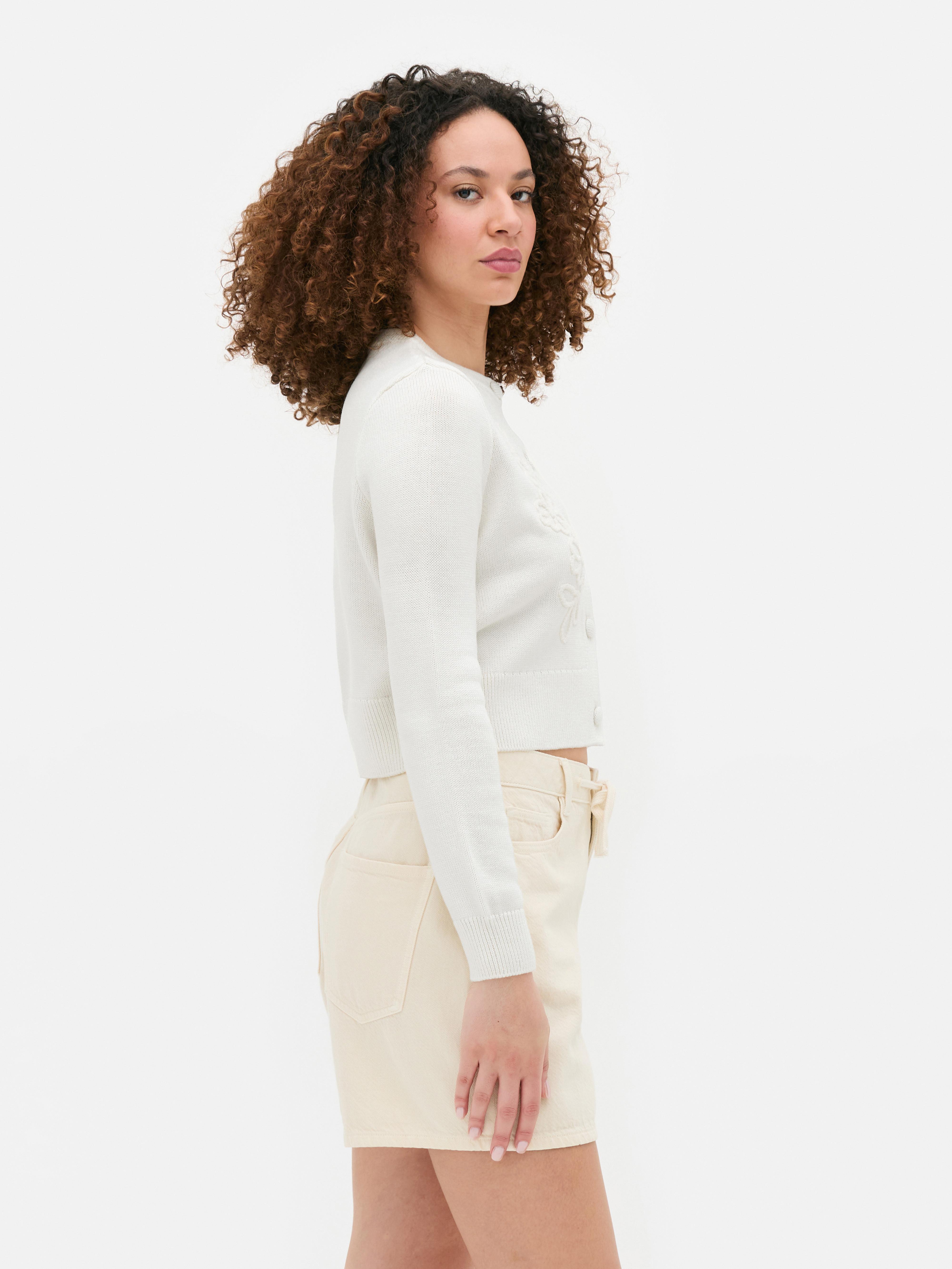 Kort gebloemd vest
