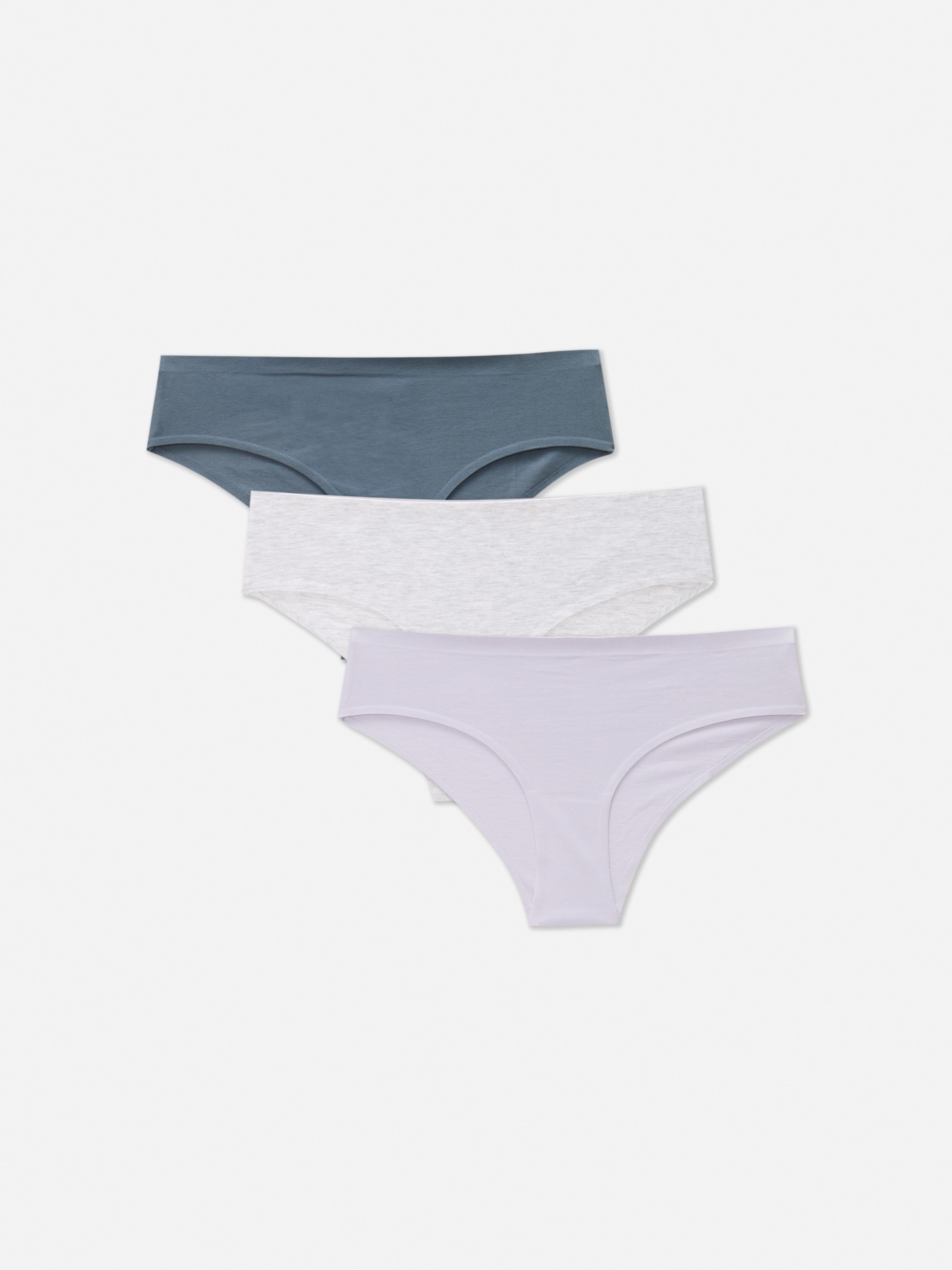 3pk Invisible Cotton Brazilian Briefs