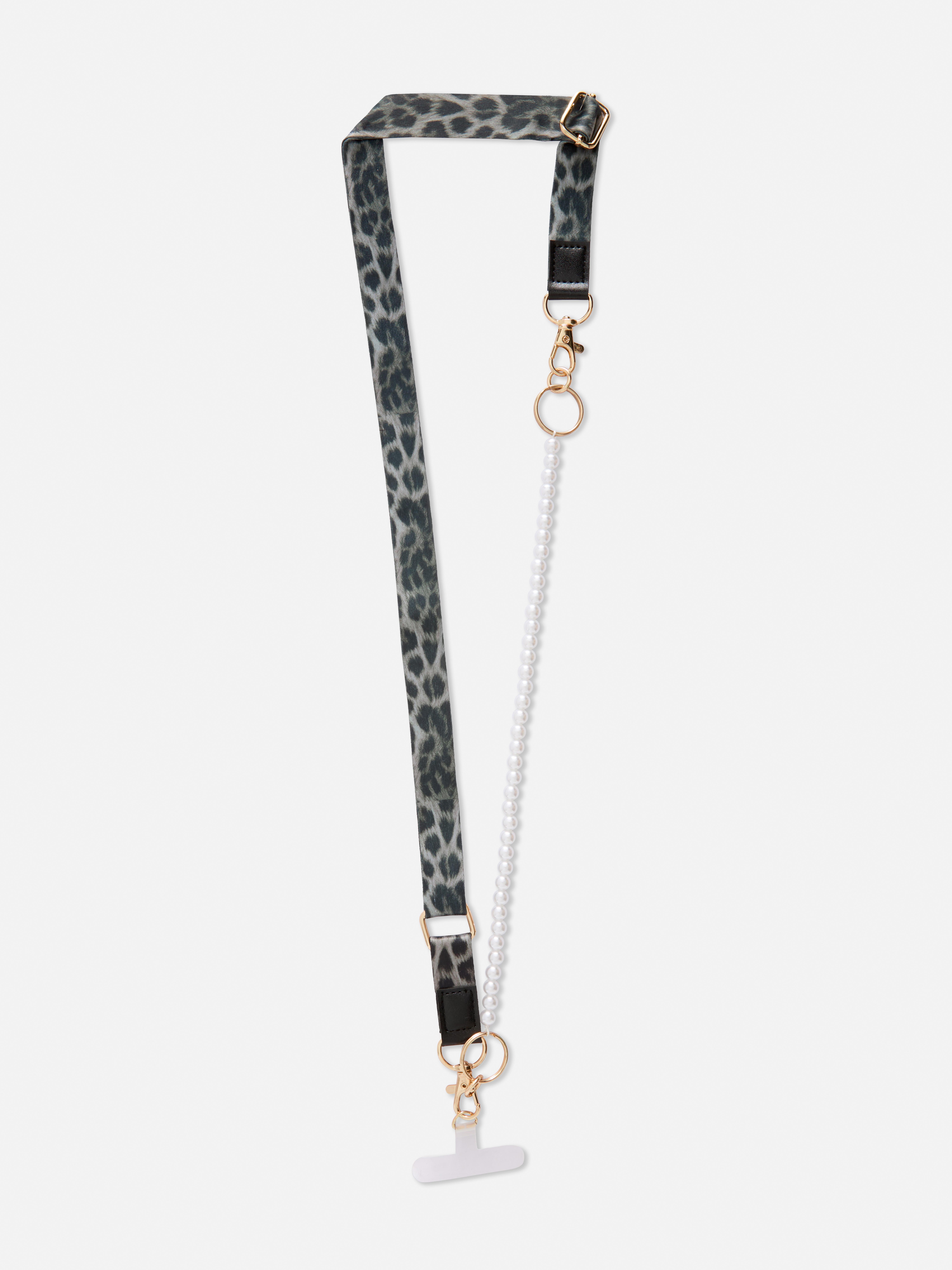 Cordon à motif animal et perles