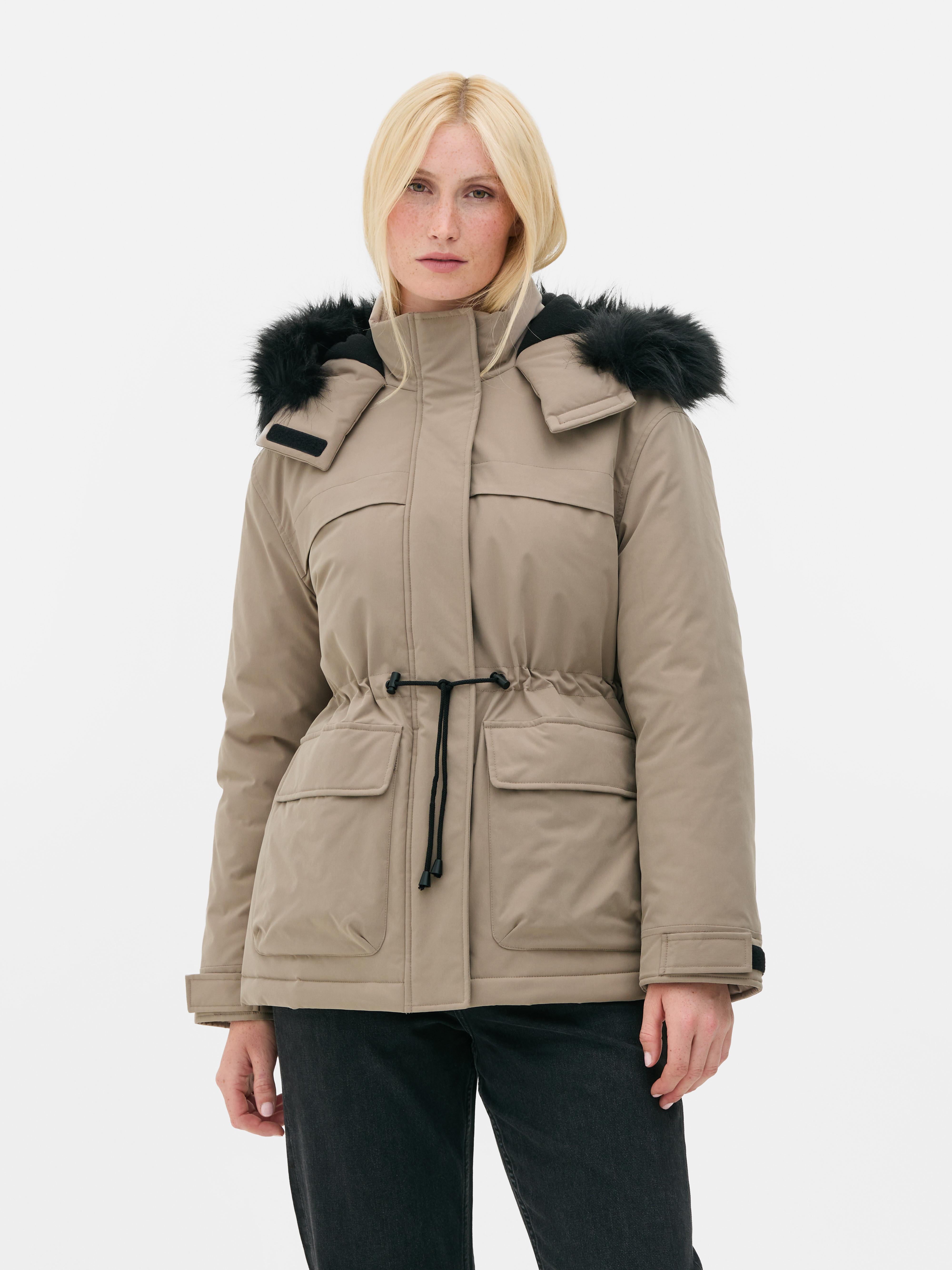 Hooded Parka Taupe