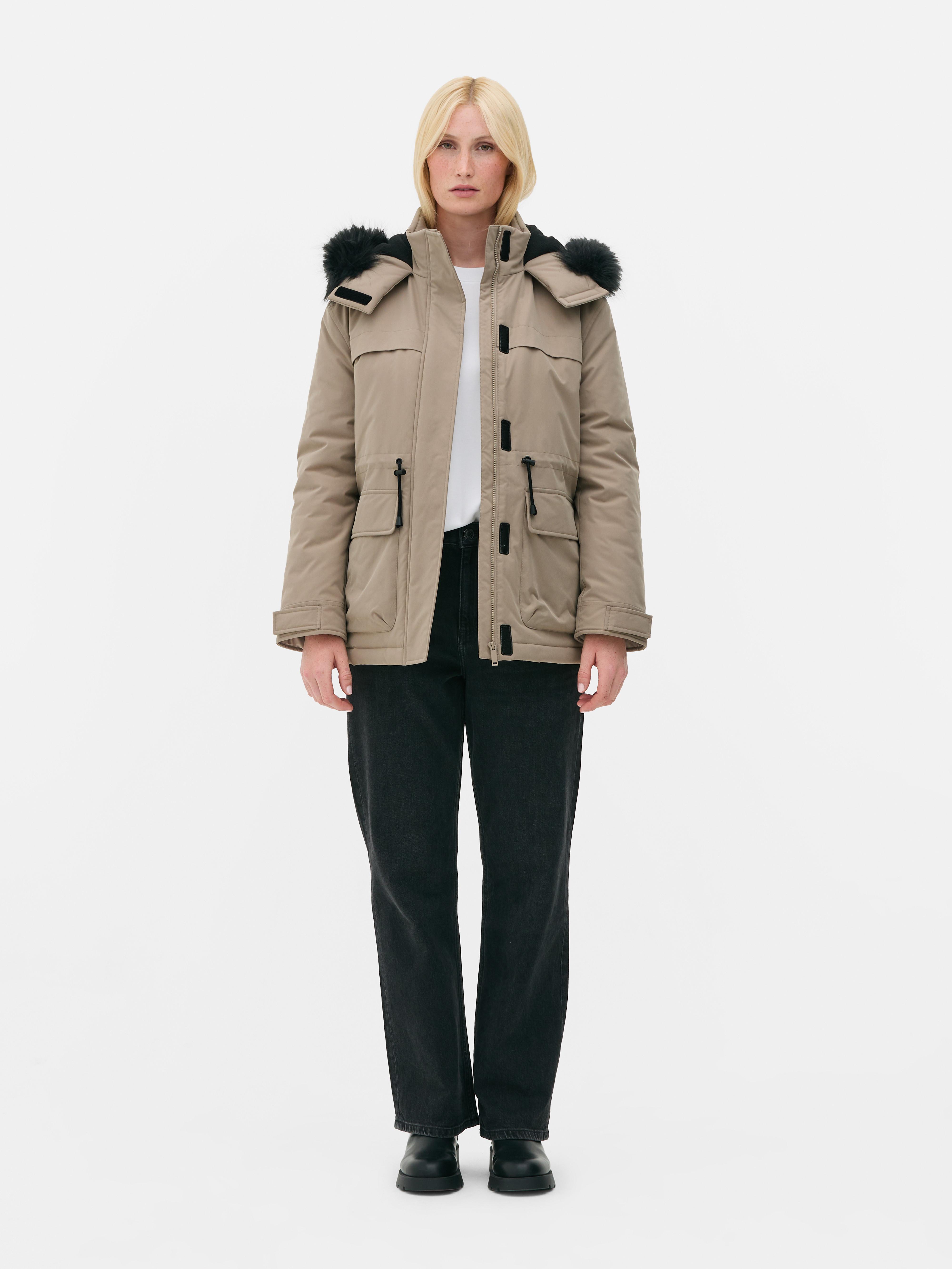 Hooded Parka Coat
