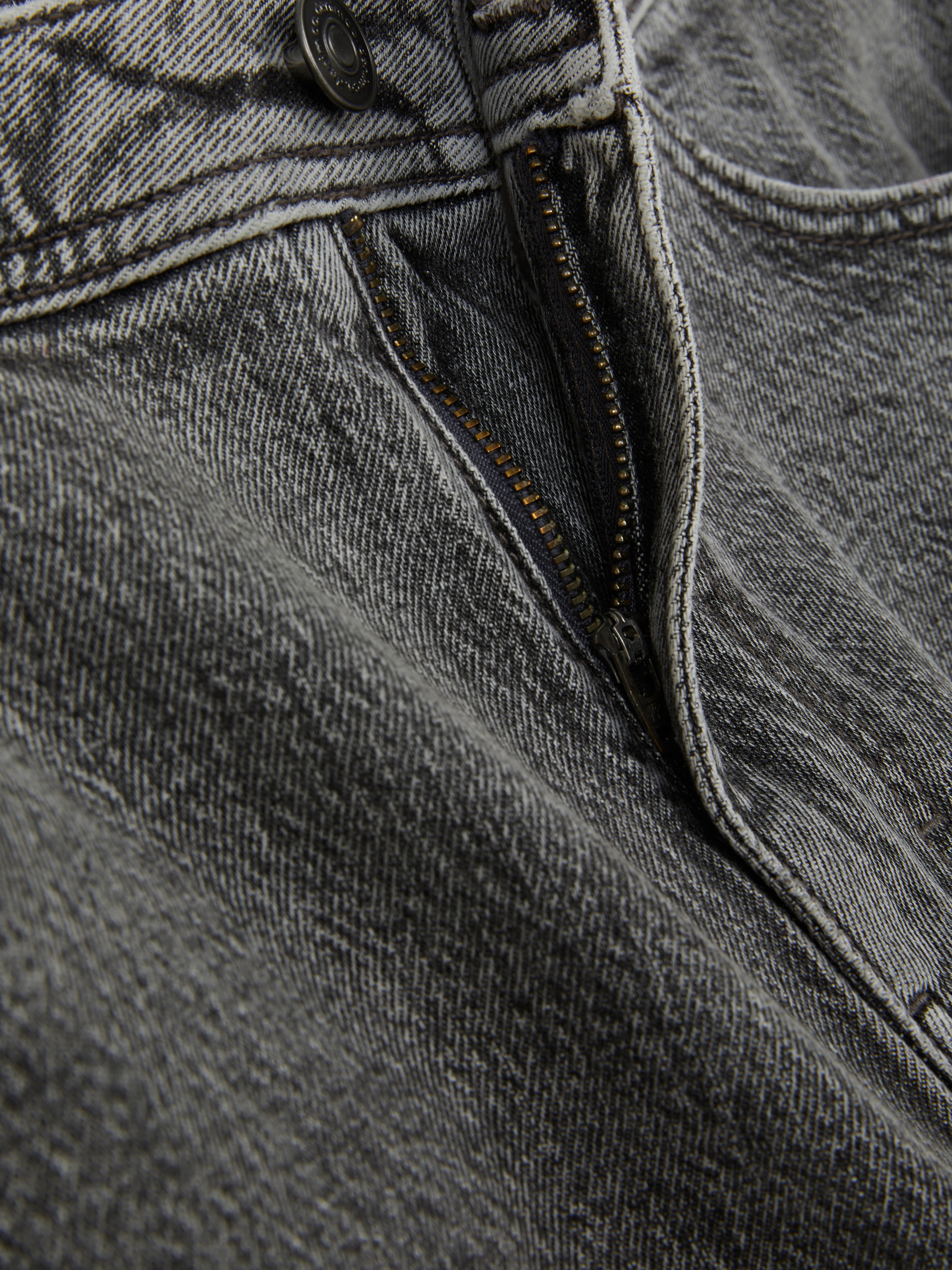 Jeans met halfhoge taille en rechte pijpen