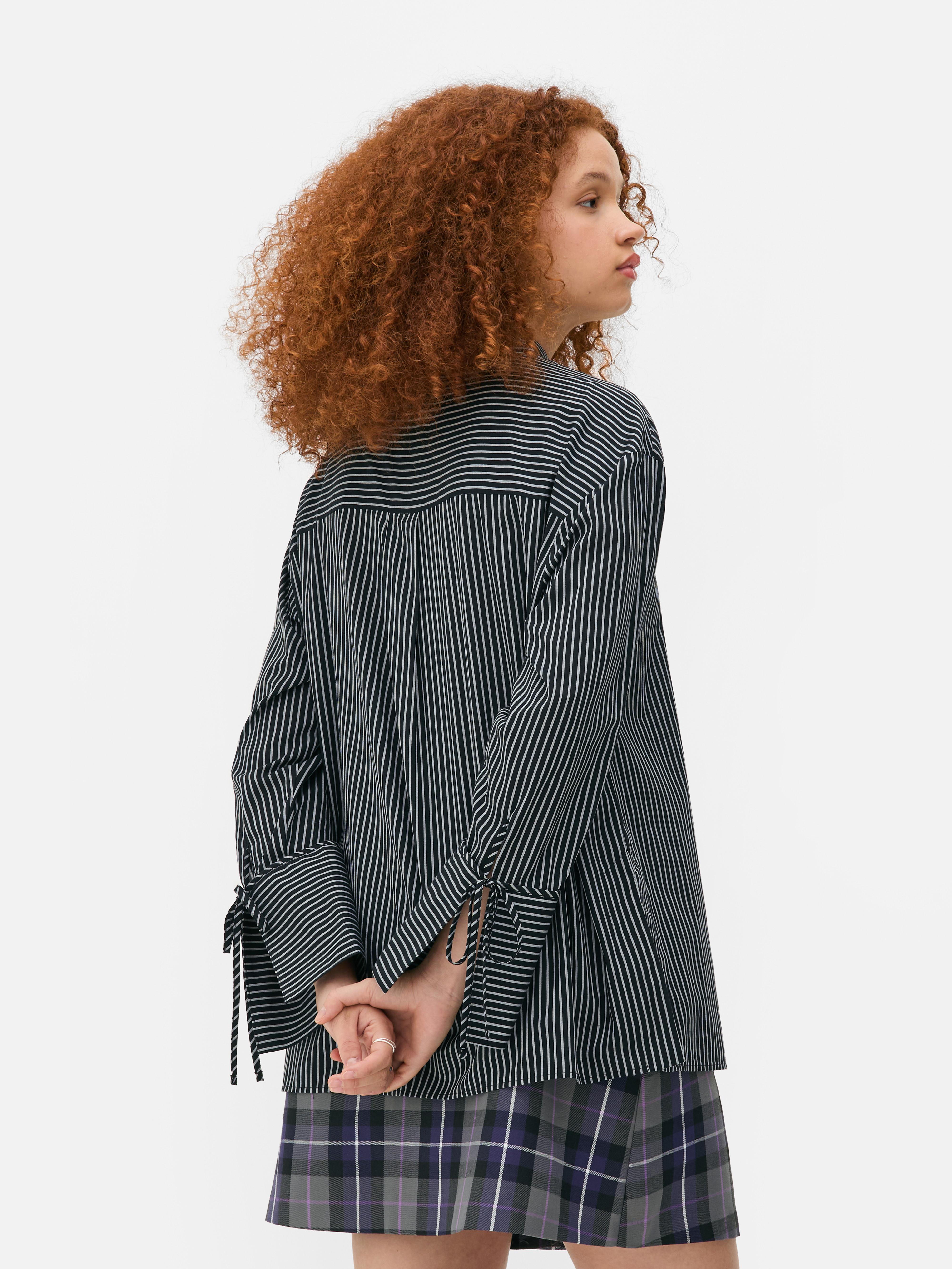 Camicia laccetto al collo Colleen Atwood X Mercoledì