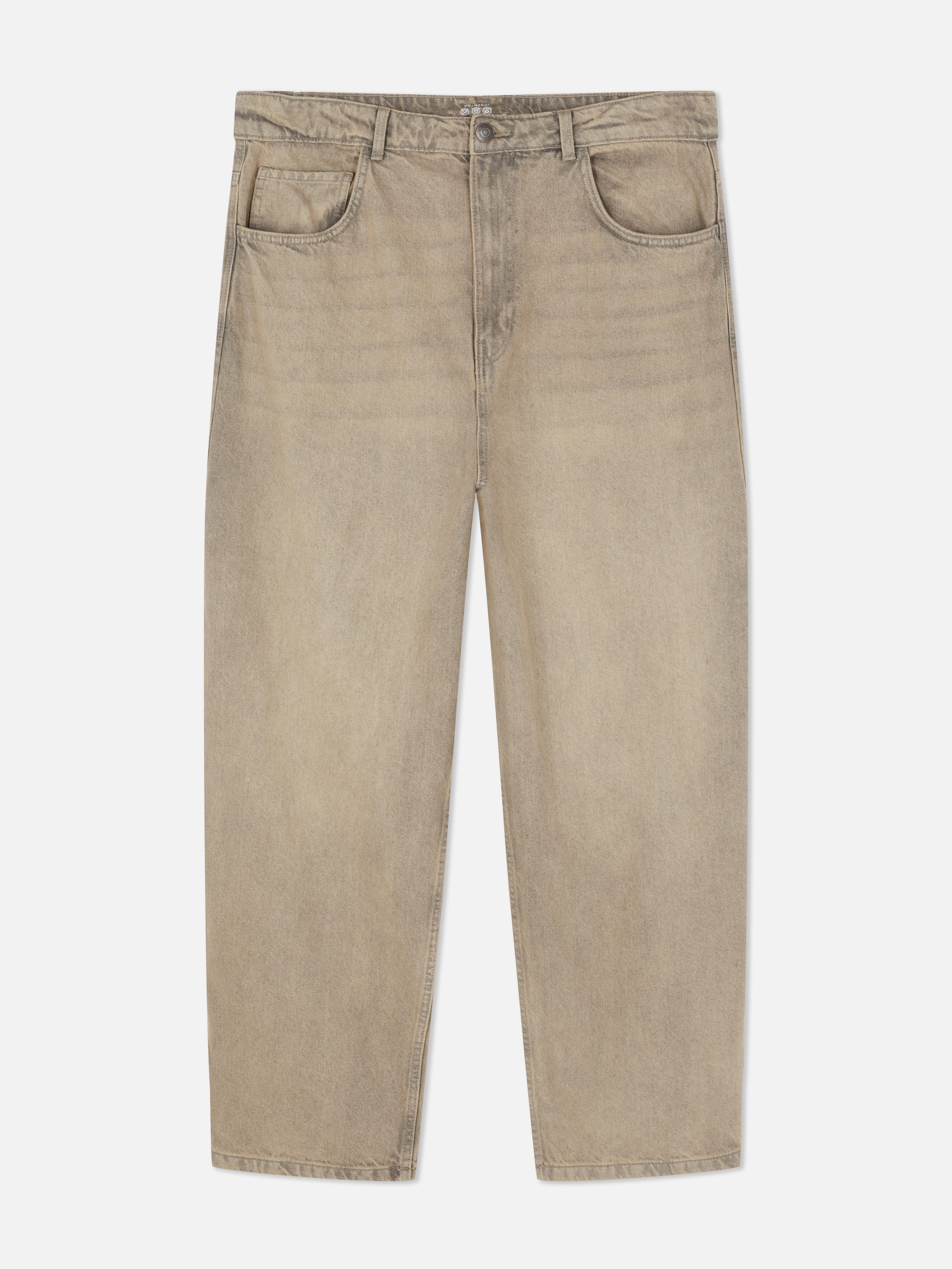 Jean large taille mi-haute