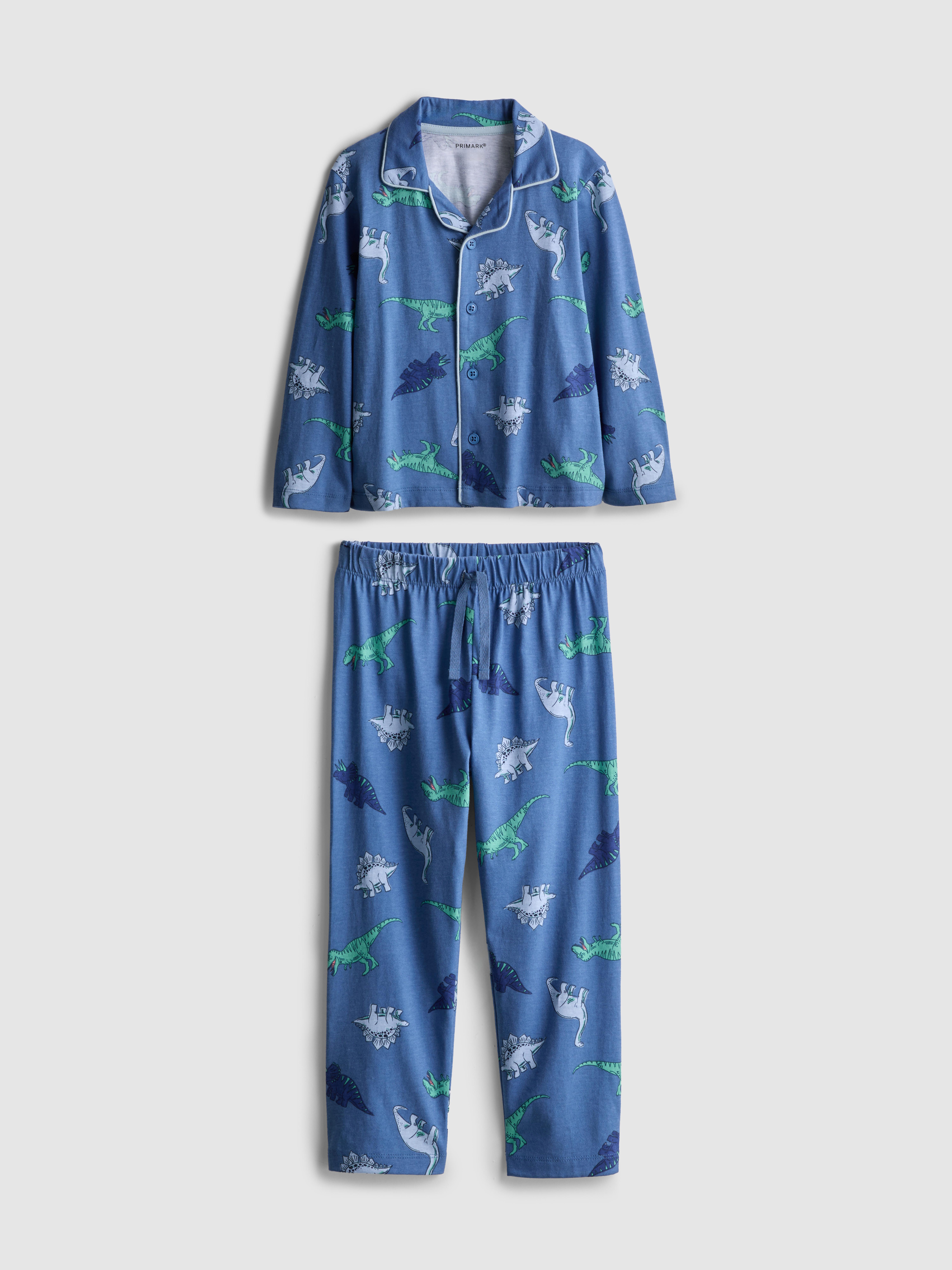 1,5-8 anos | Pijama camisa gráfica dinossauro