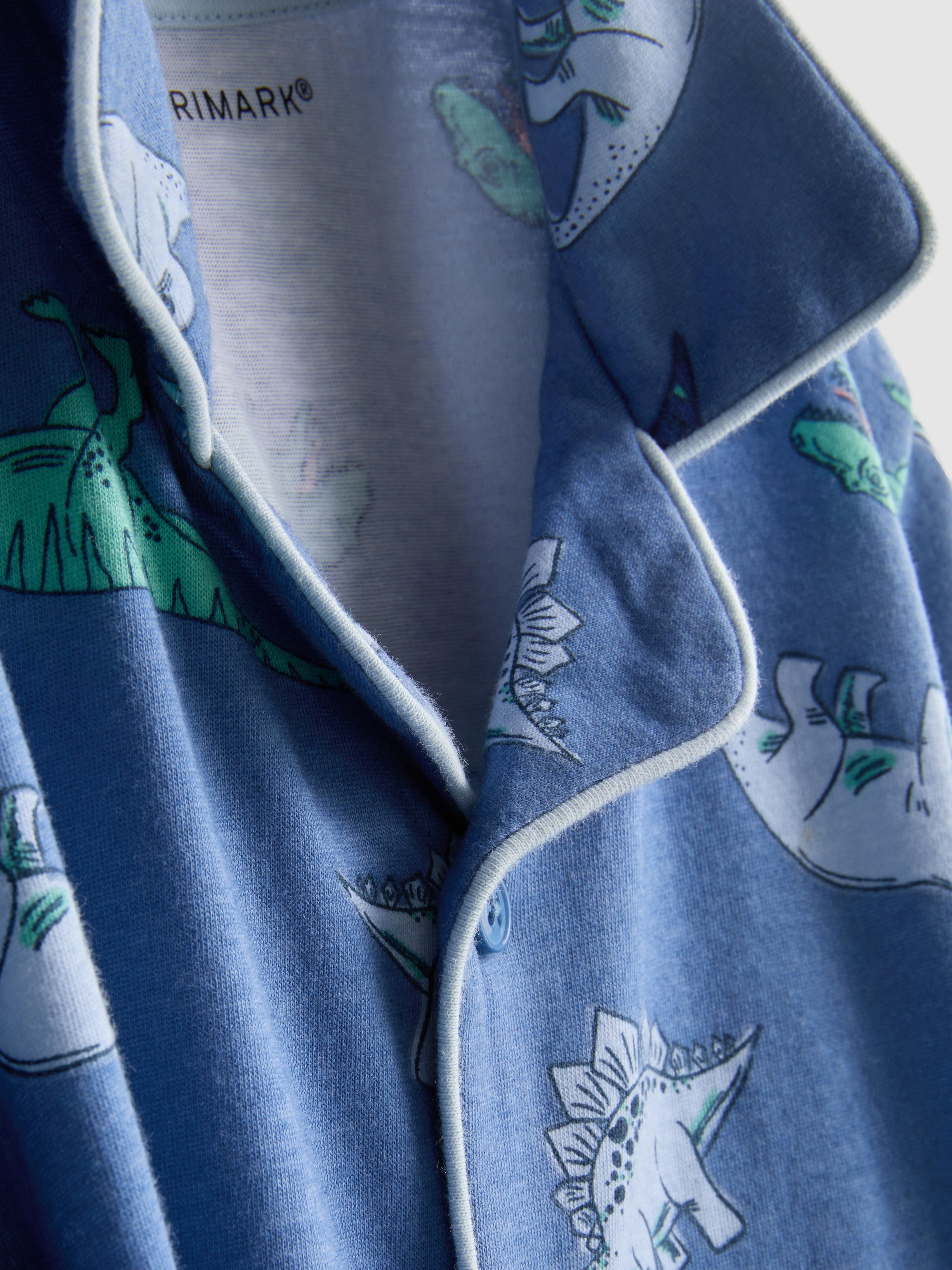 1.5-8yrs | Dinosaur Graphic Shirt Pyjamas