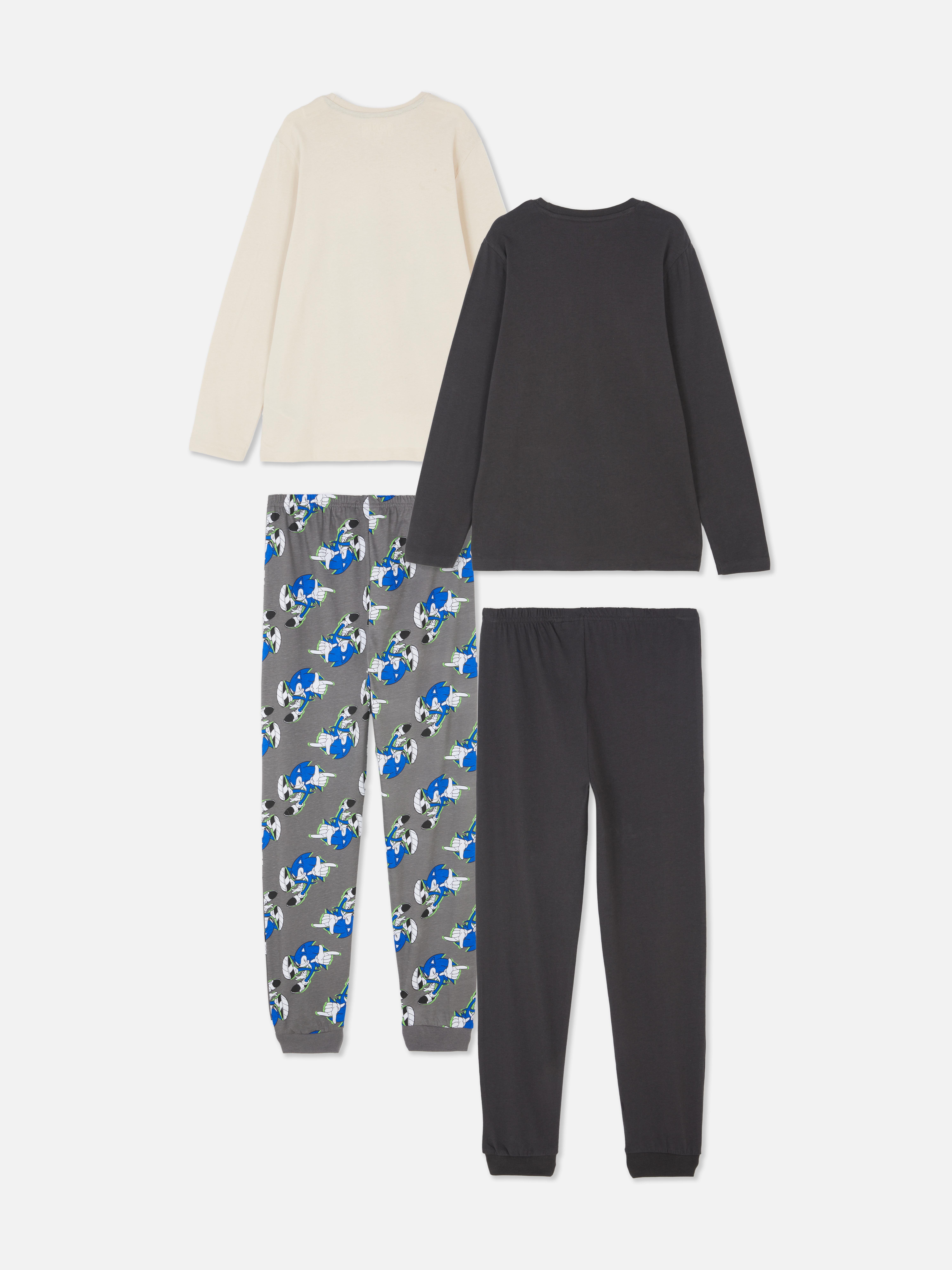 7-15 años | Pack de 2 pijamas de Sonic, el erizo