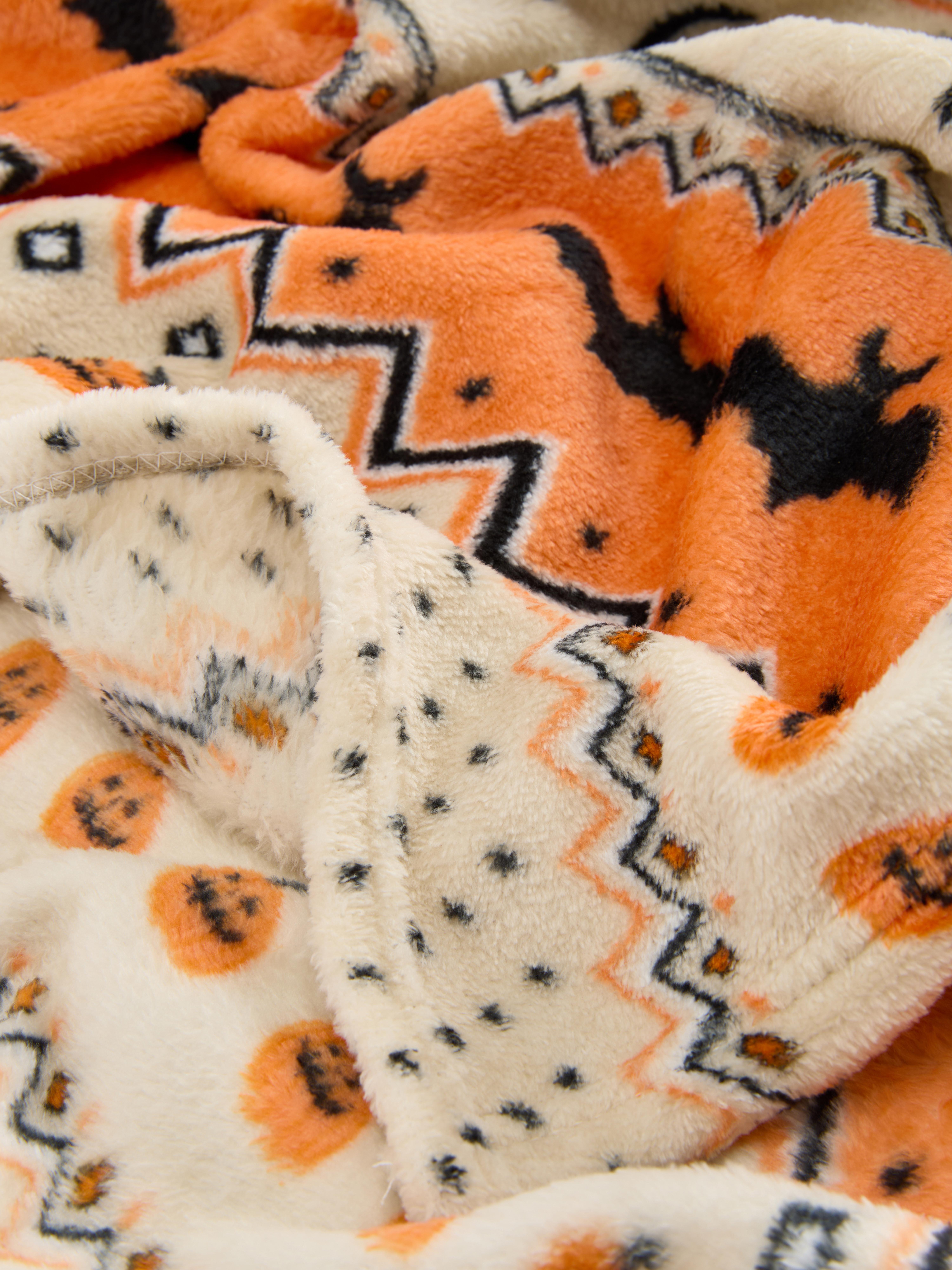 Halloween Fair Isle Throw