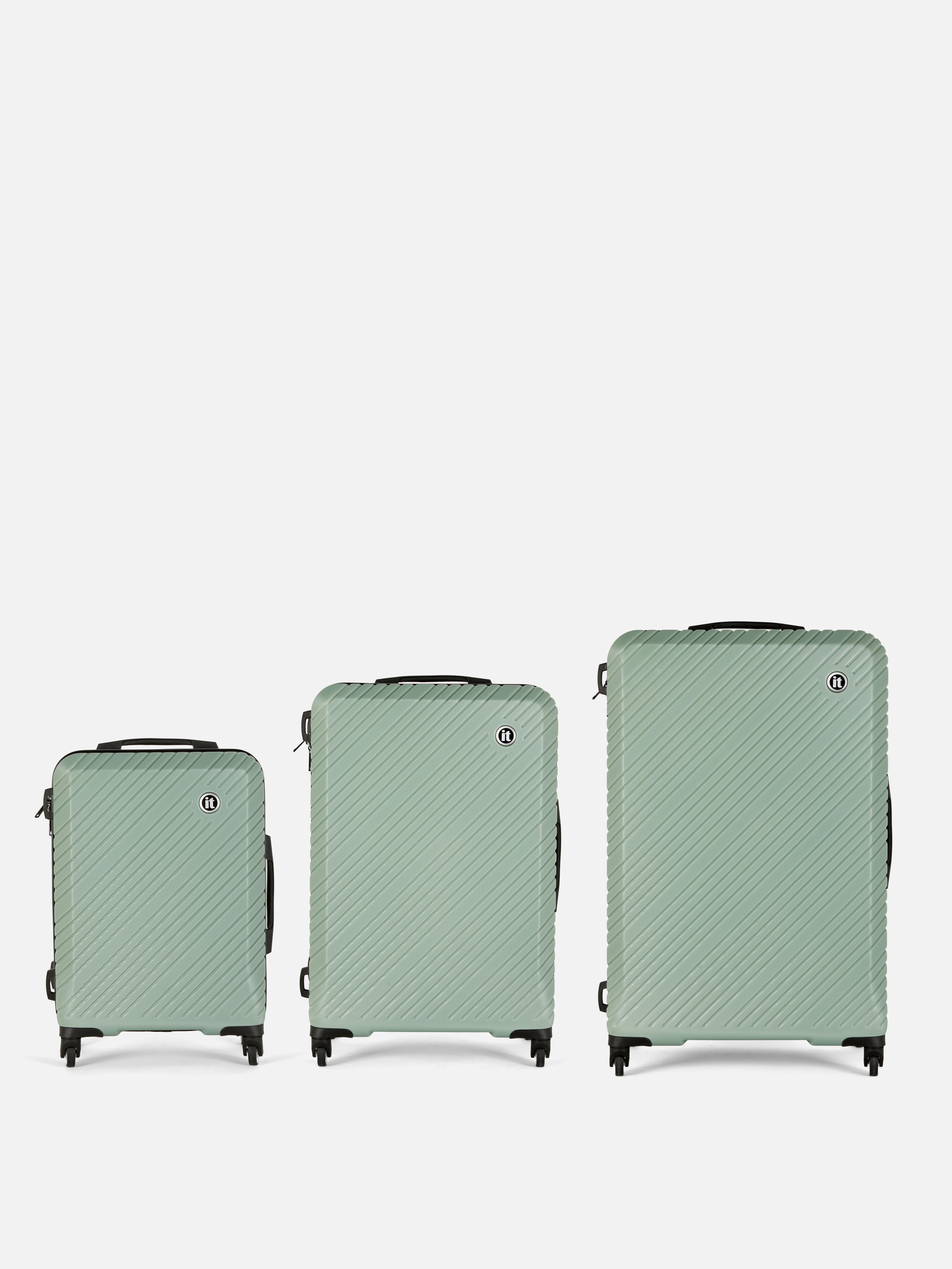 3pk it Luggage Hard Shell Suitcases