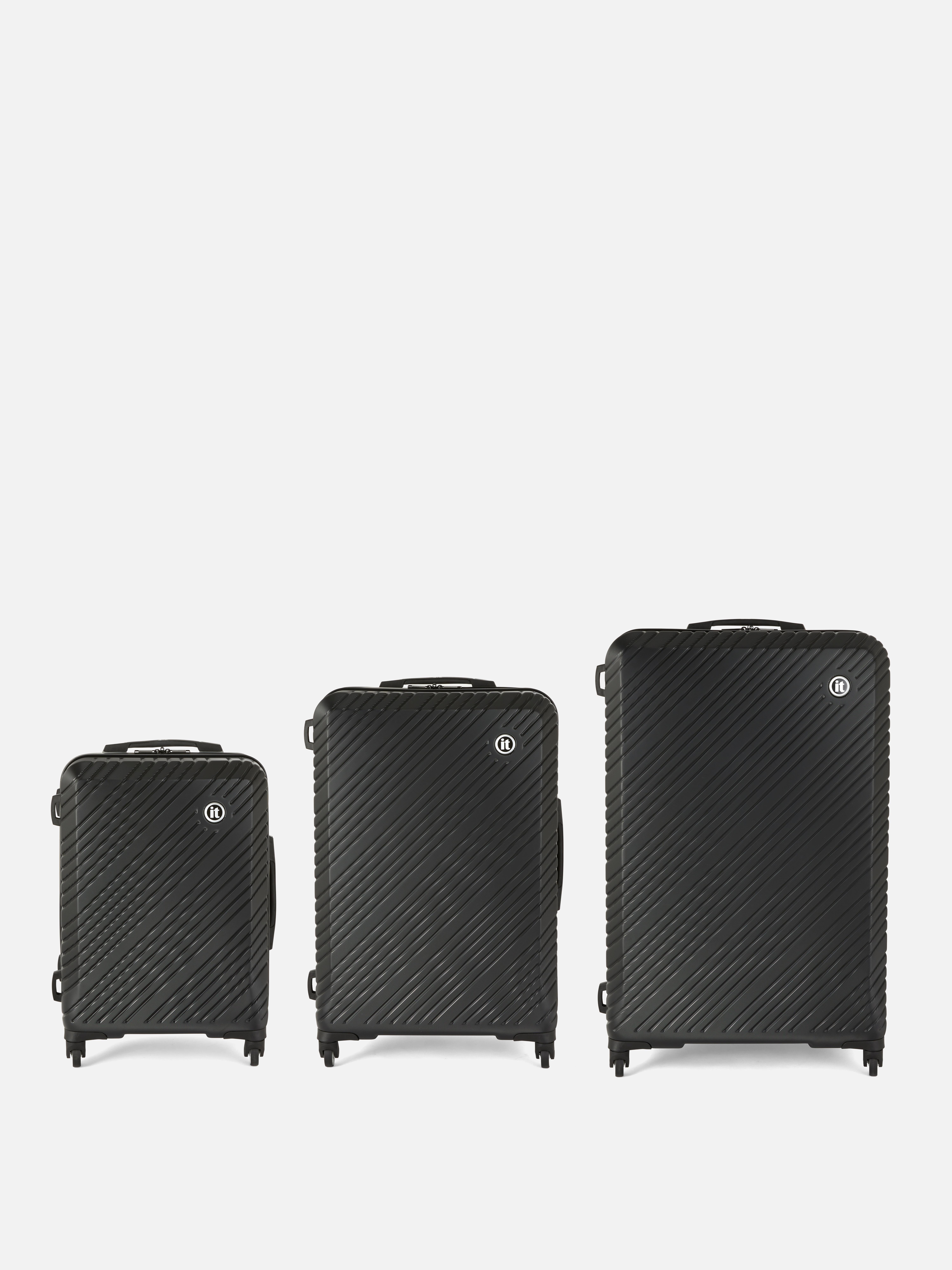 3pk it Luggage Hard Shell Suitcases