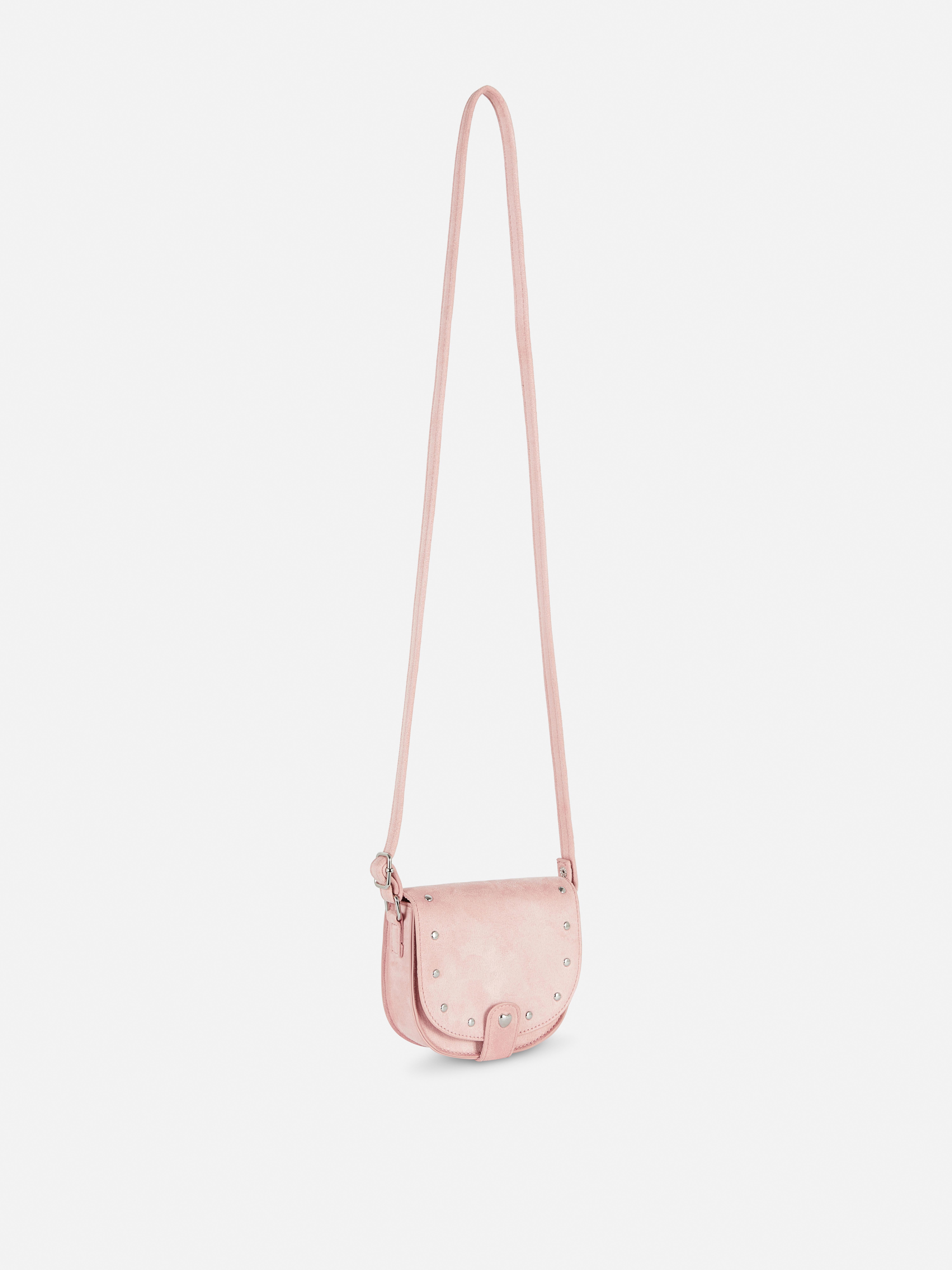 Studded Saddle Crossbody Bag