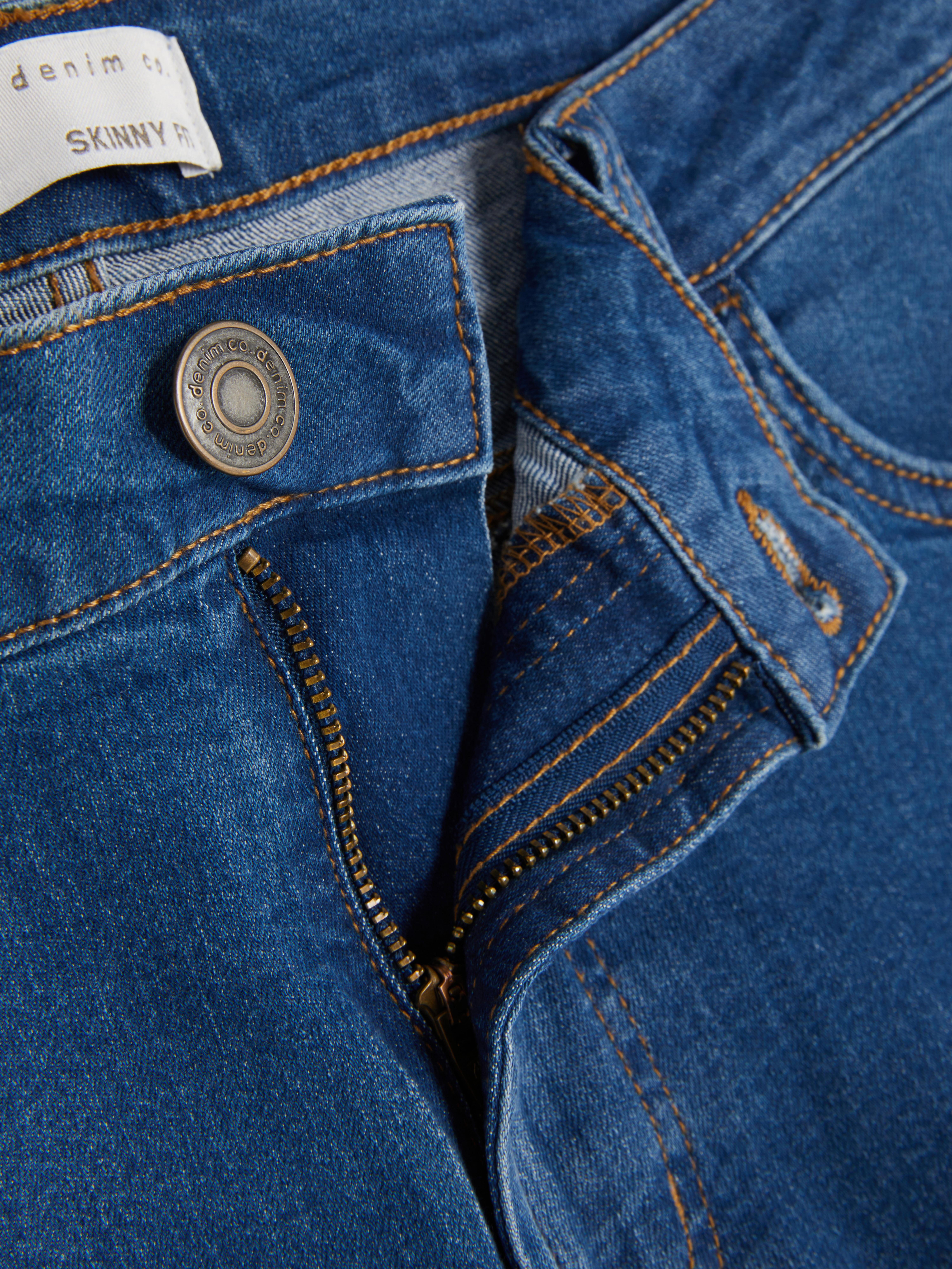 Mid-Rise Skinny Jeans