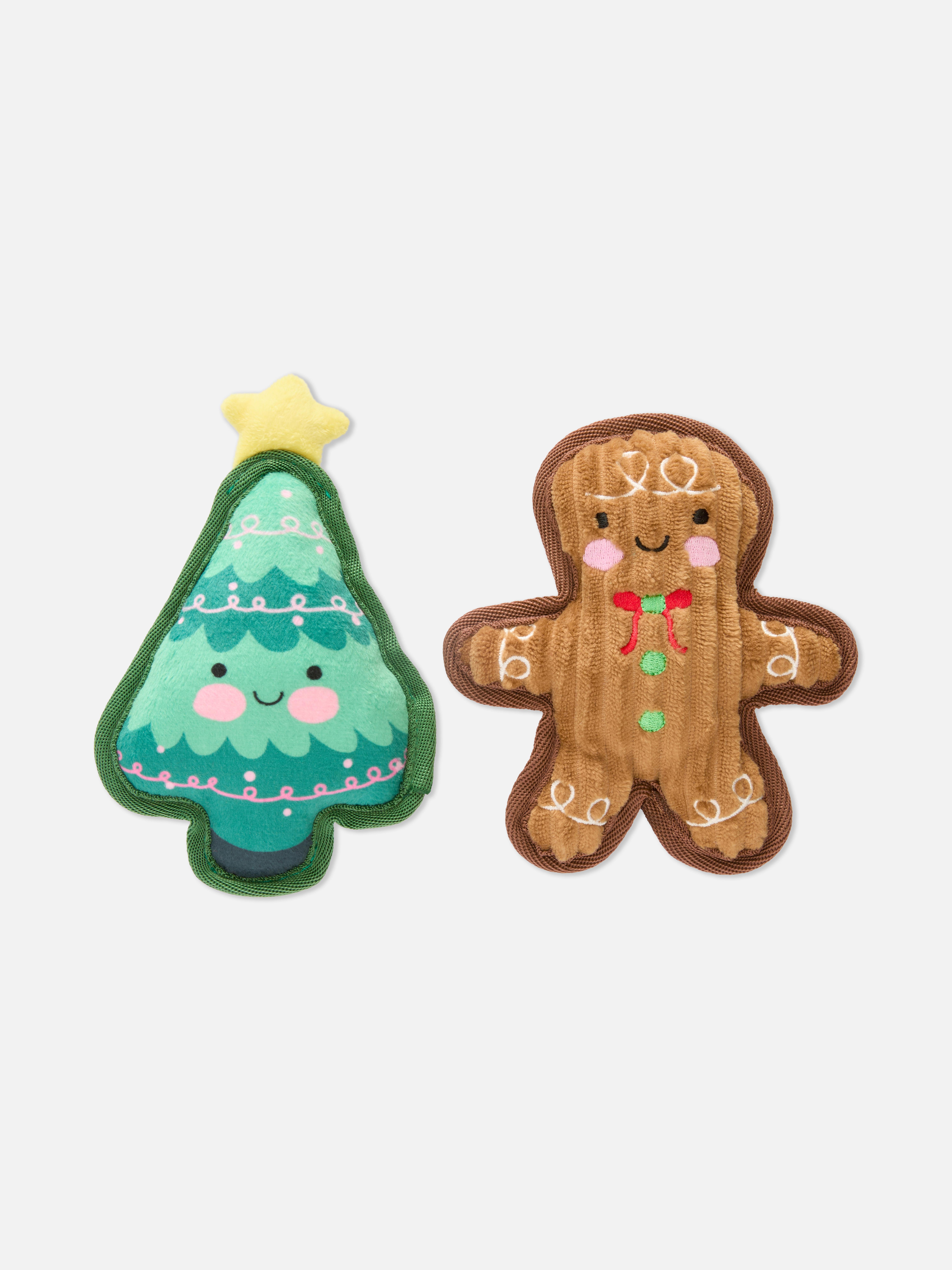 Kerstspeeltje voor huisdieren, set van 2