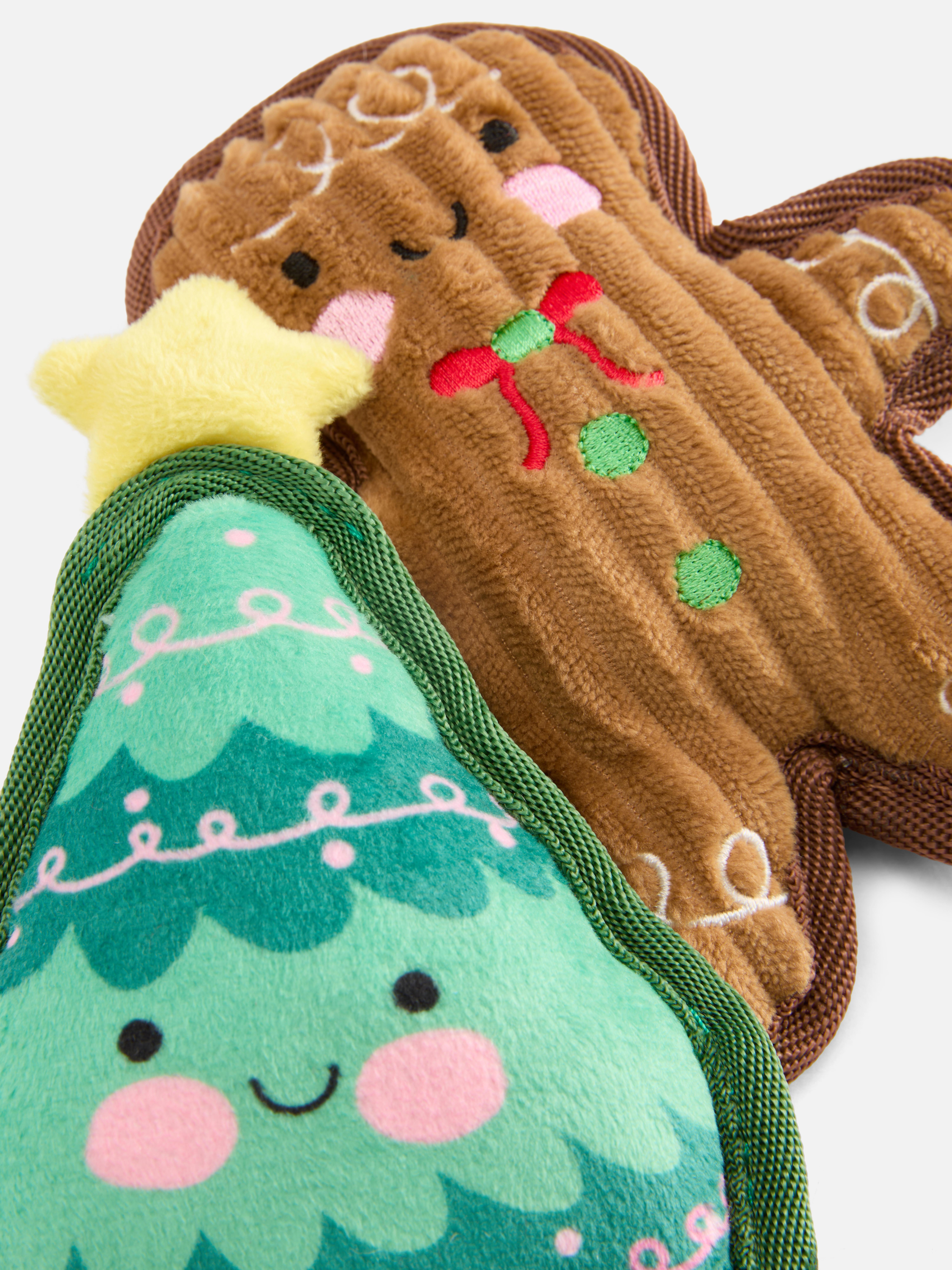 Kerstspeeltje voor huisdieren, set van 2