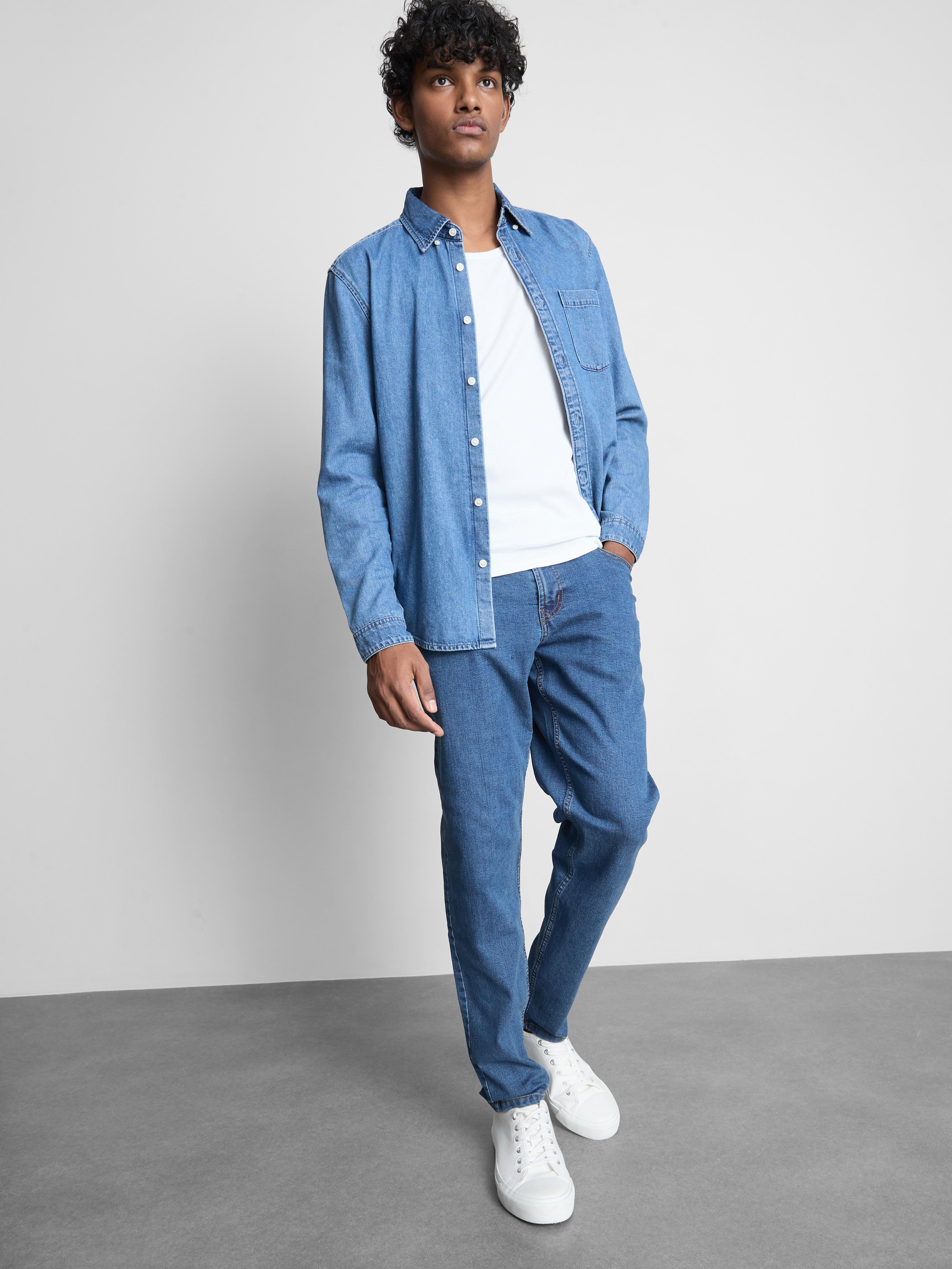 Mid-Rise Slim Fit Jeans