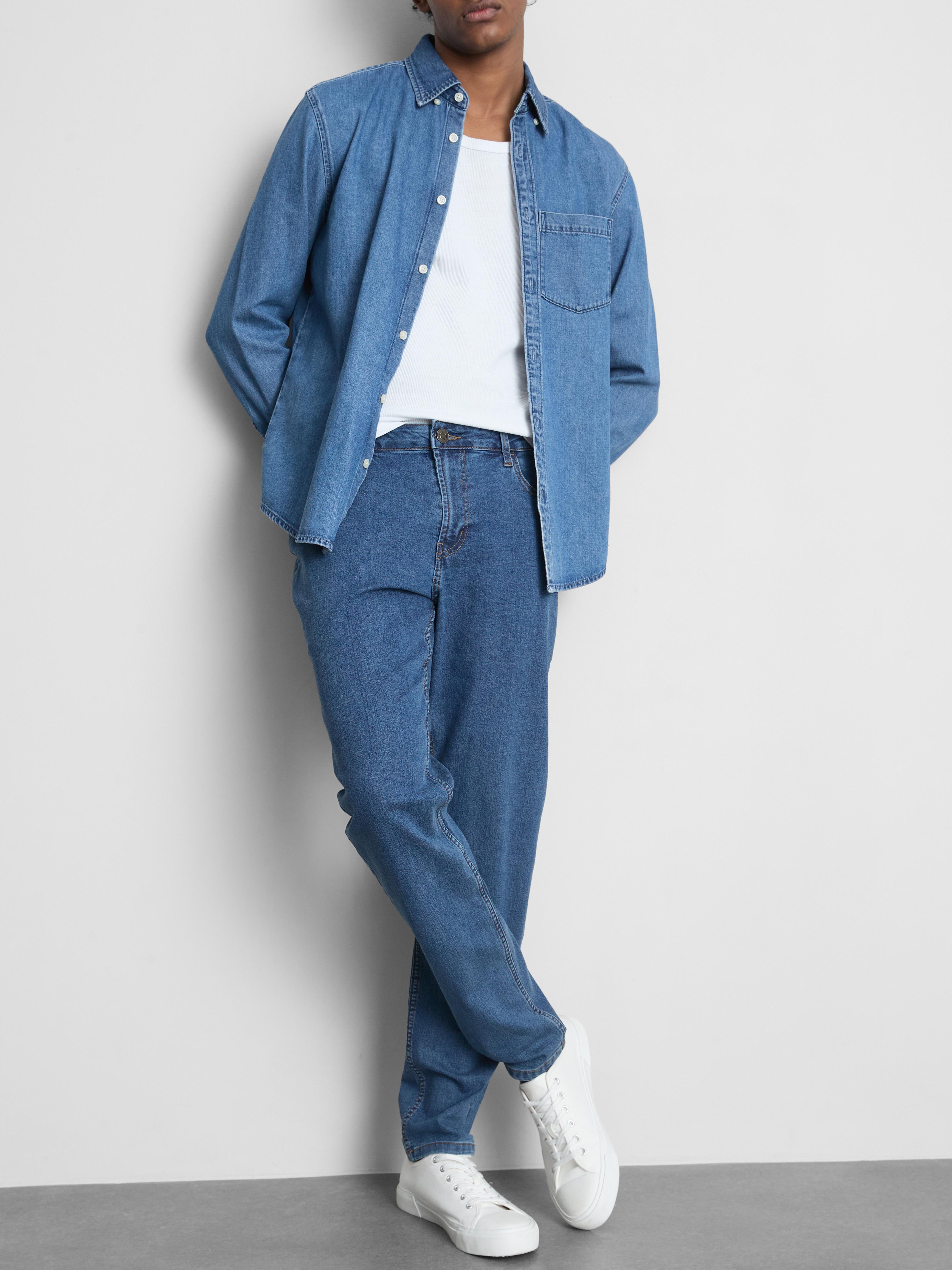 Mid-Rise Slim Fit Jeans