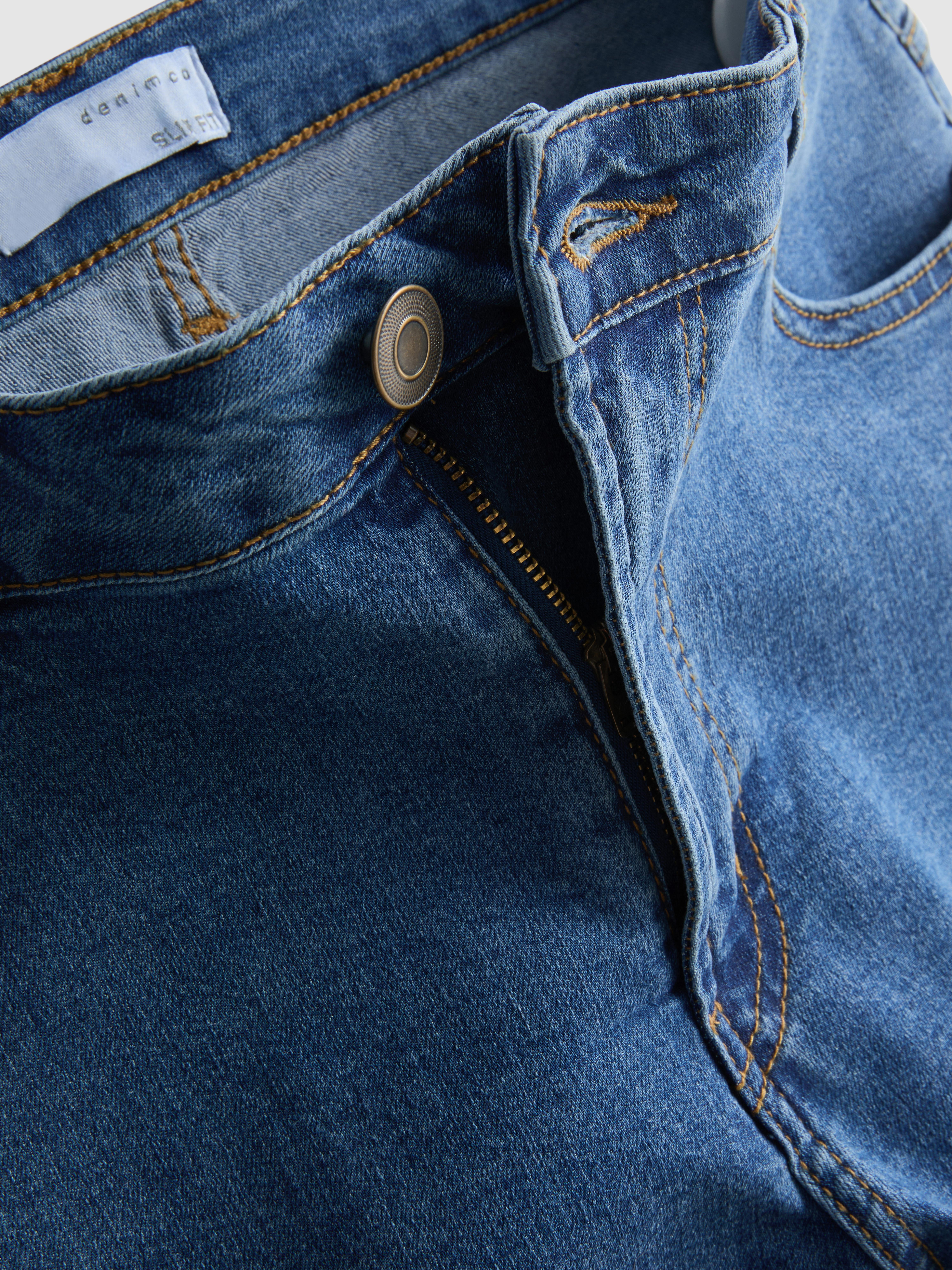 Mid-Rise Slim Fit Jeans