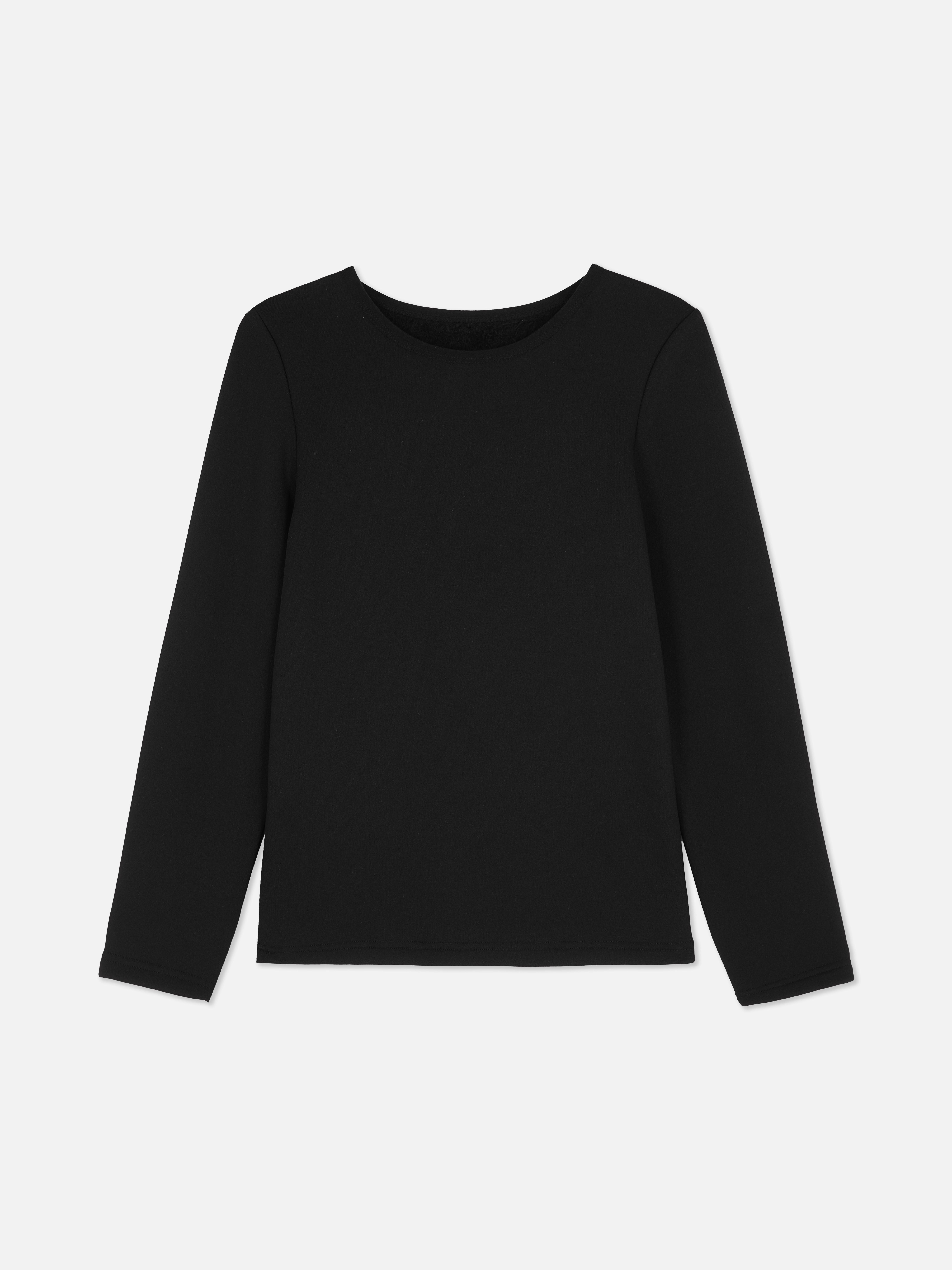 3-15yrs | Thermal Fleece Lined Long Sleeve Top
