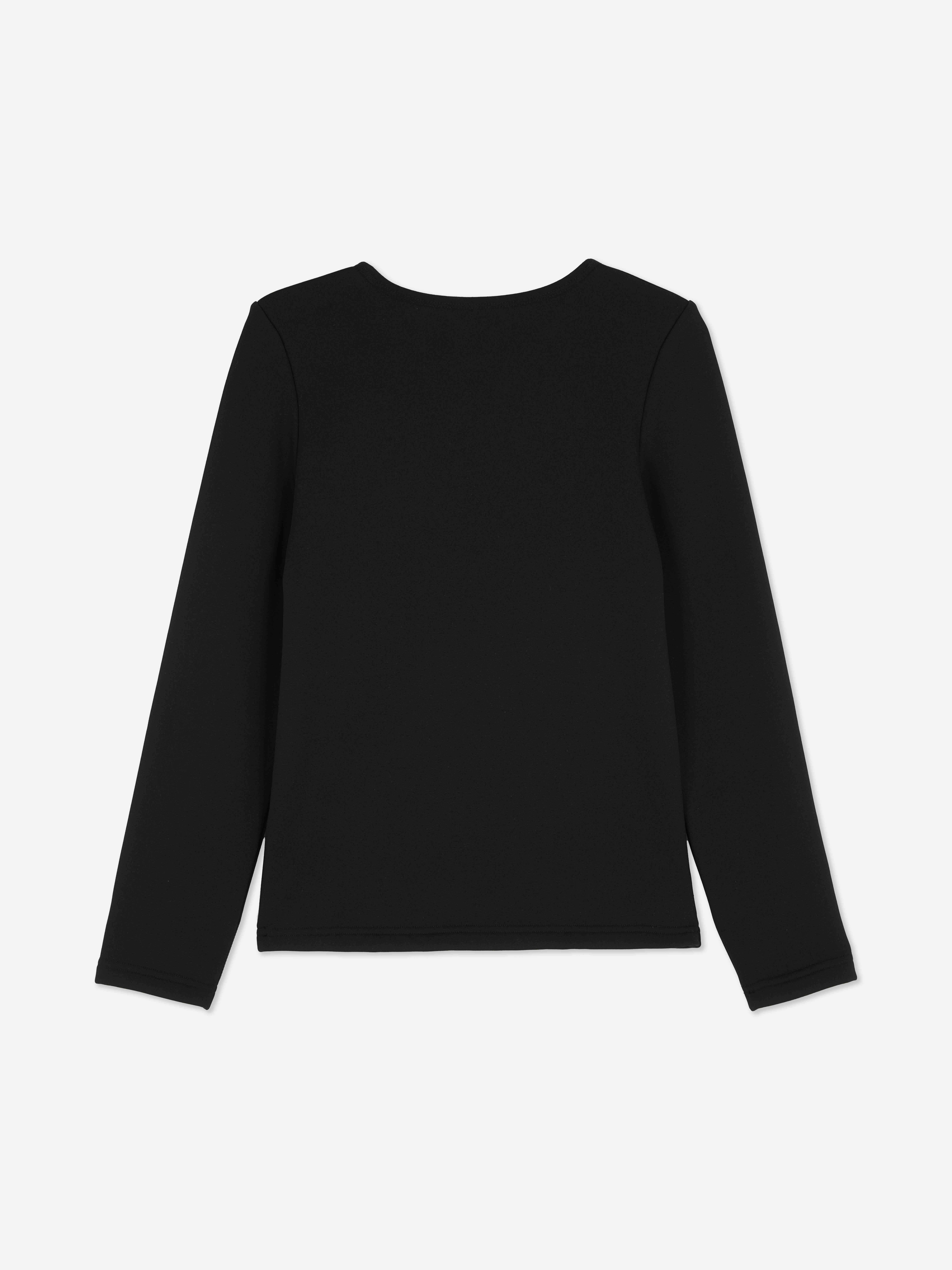 3-15yrs | Thermal Fleece Lined Long Sleeve Top