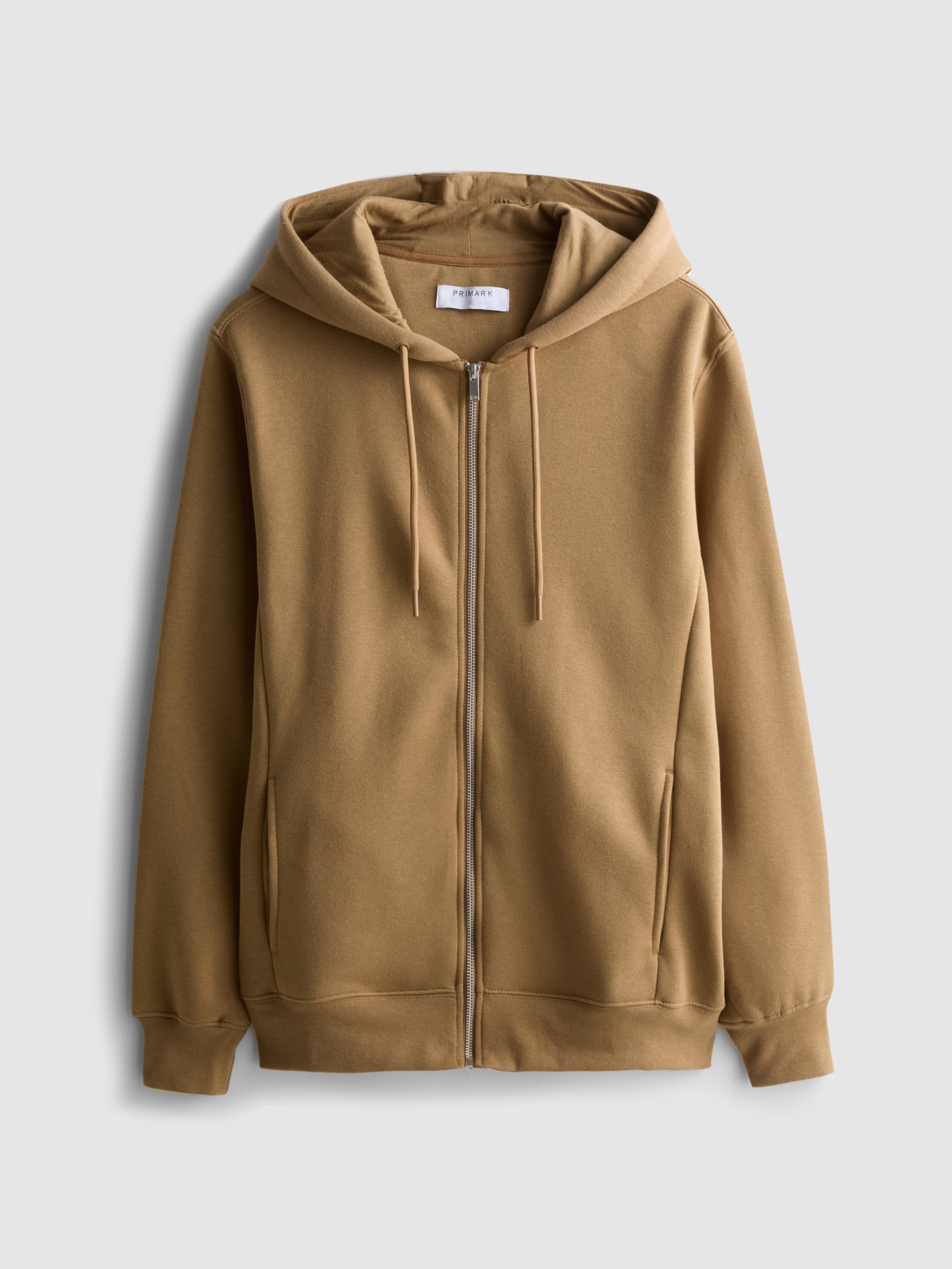 Essential Zip-Up Hoodie Sand