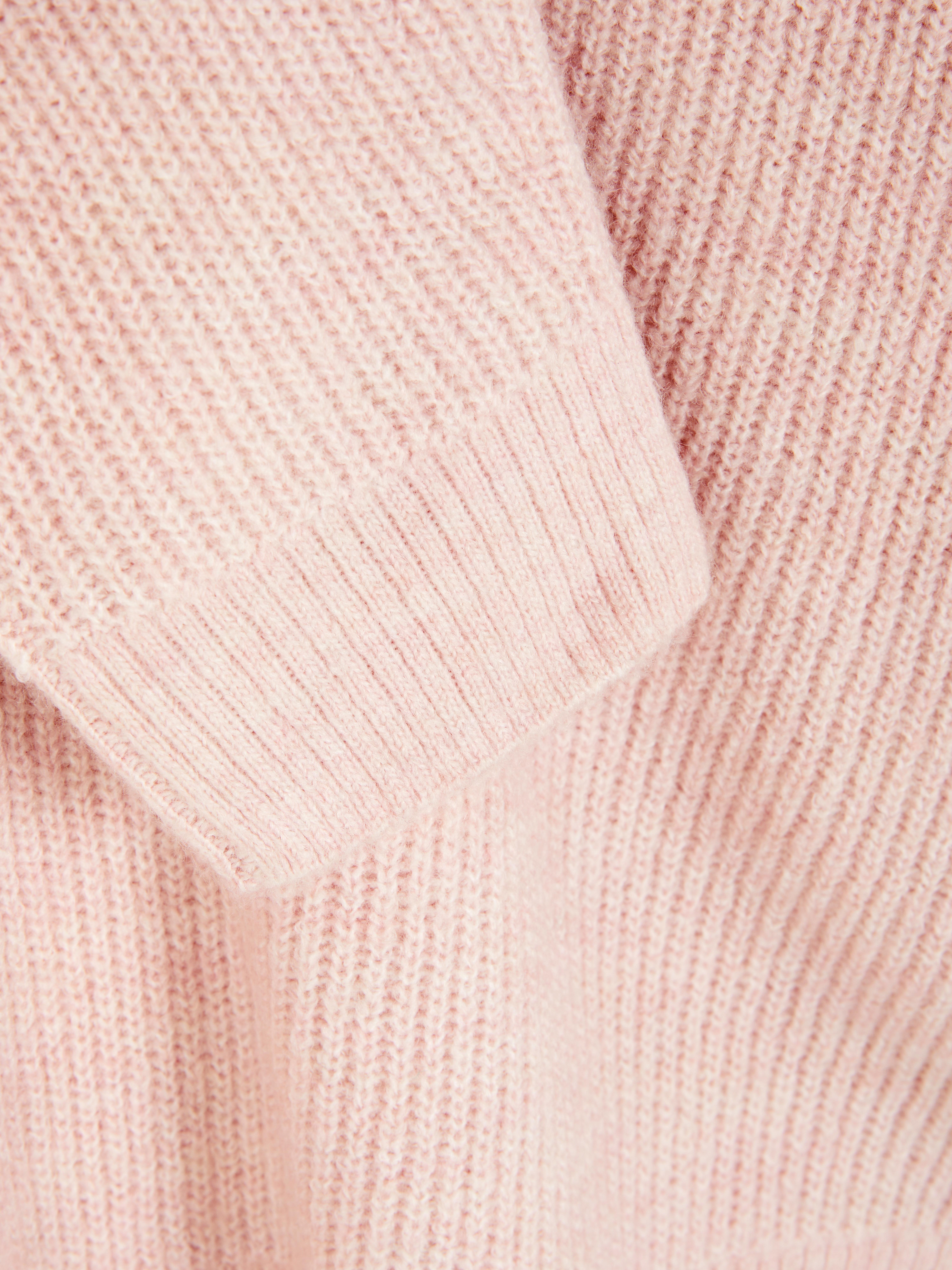 V-Neck Drop Shoulder Jumper