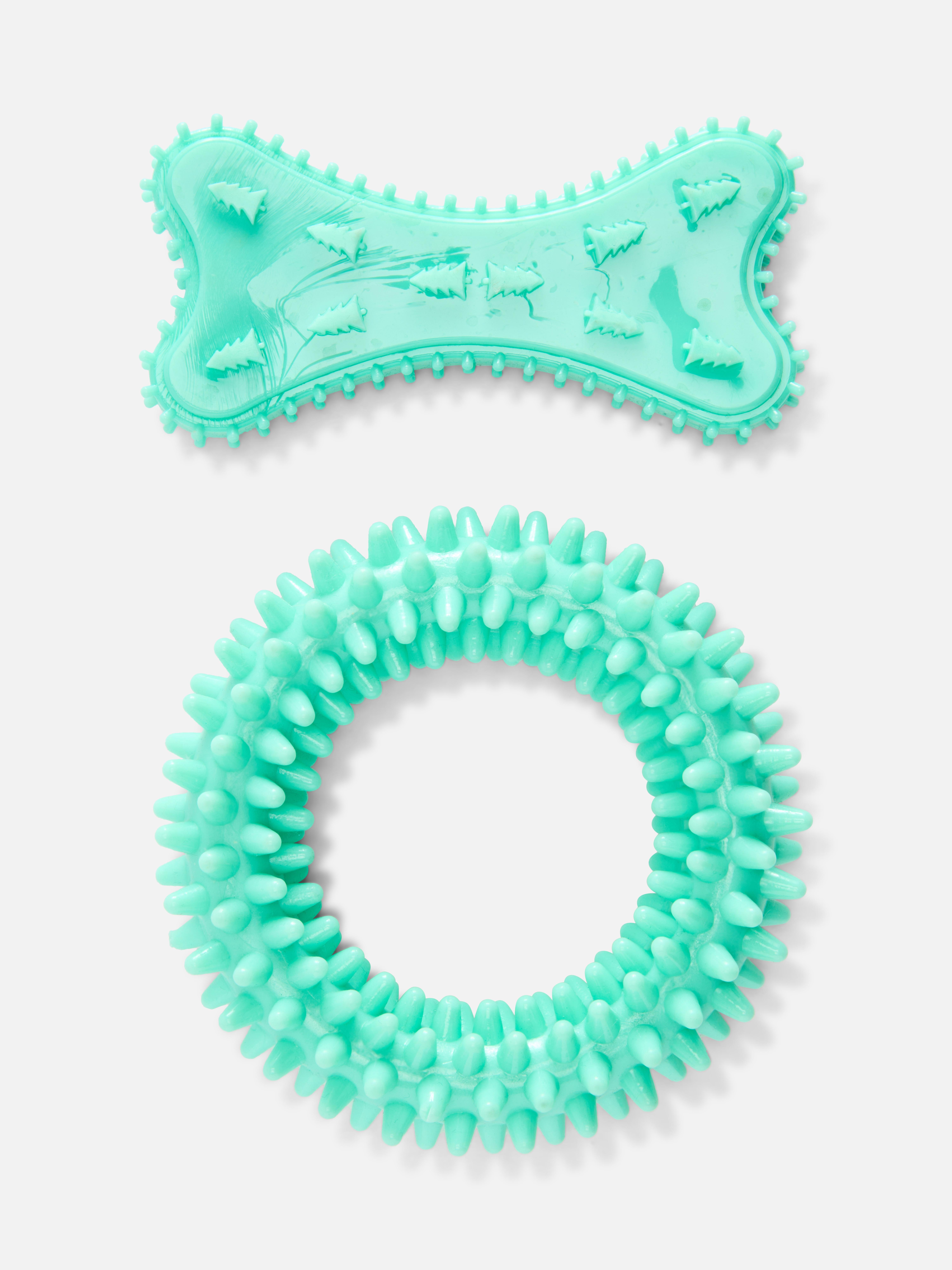 Kauwspeeltje voor huisdieren in kerstthema