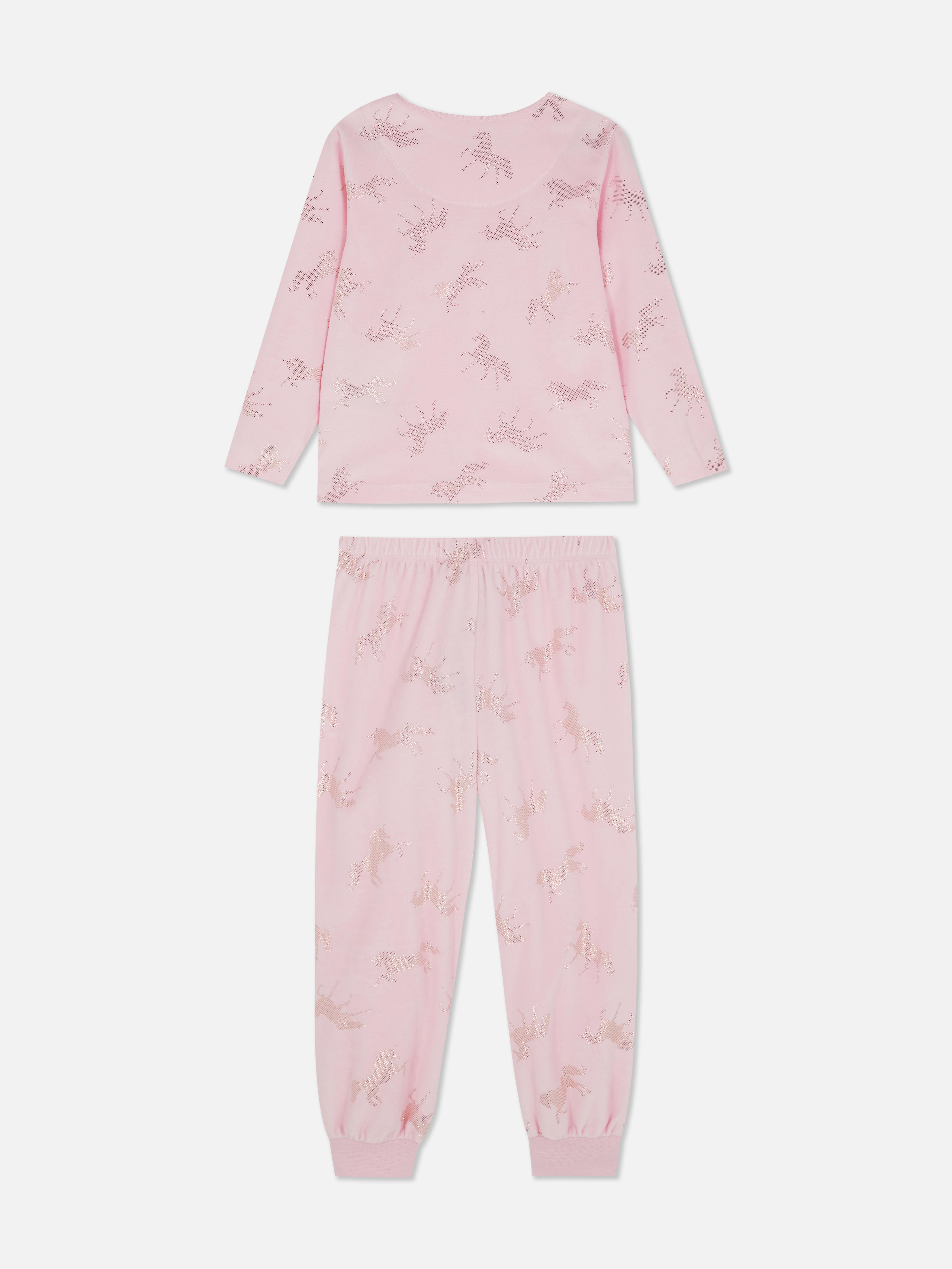1,5-8 jr | Lange warme pyjama met eenhoorns