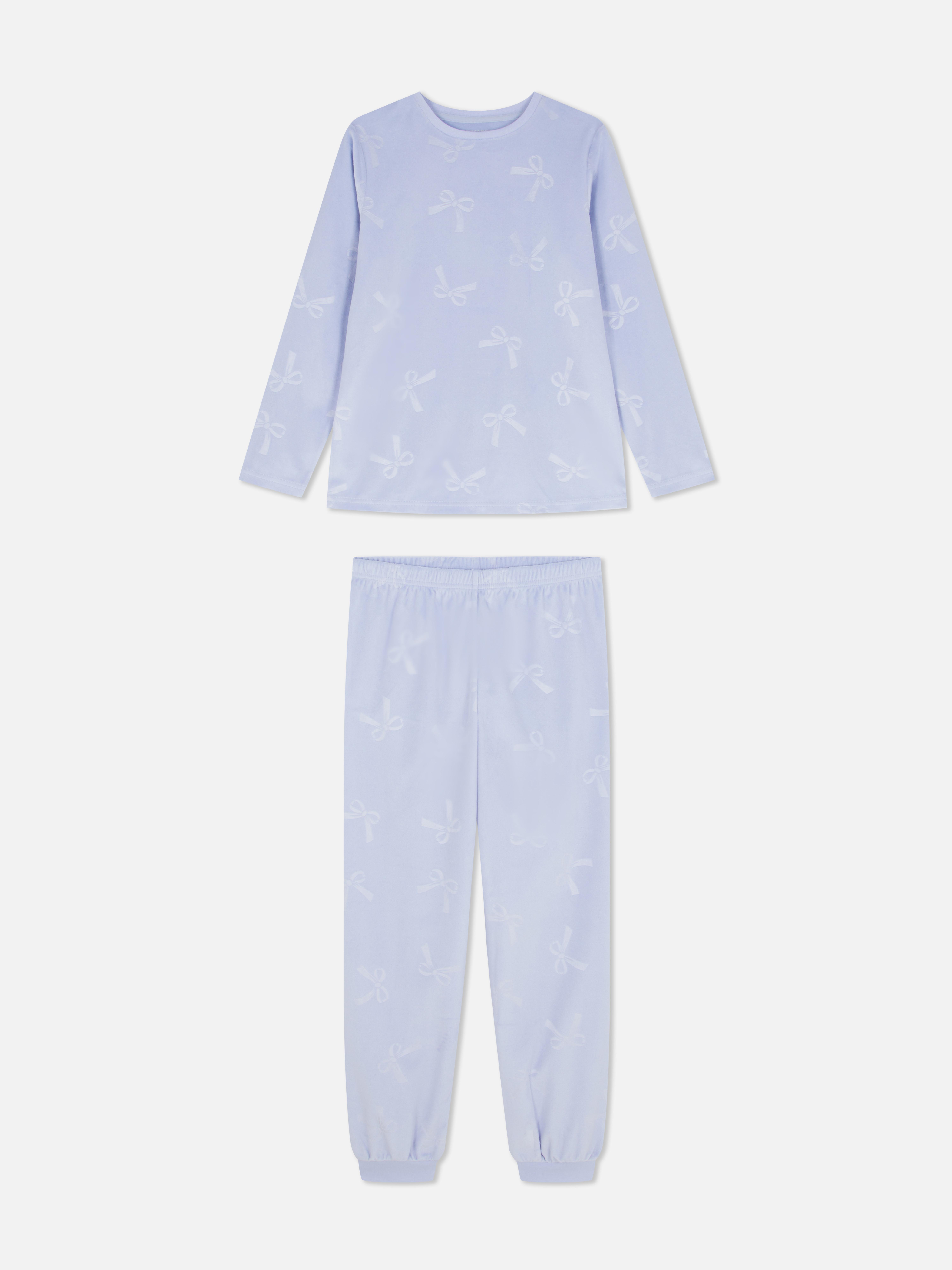 7-15yrs | Bow Graphic Cosy Pyjamas