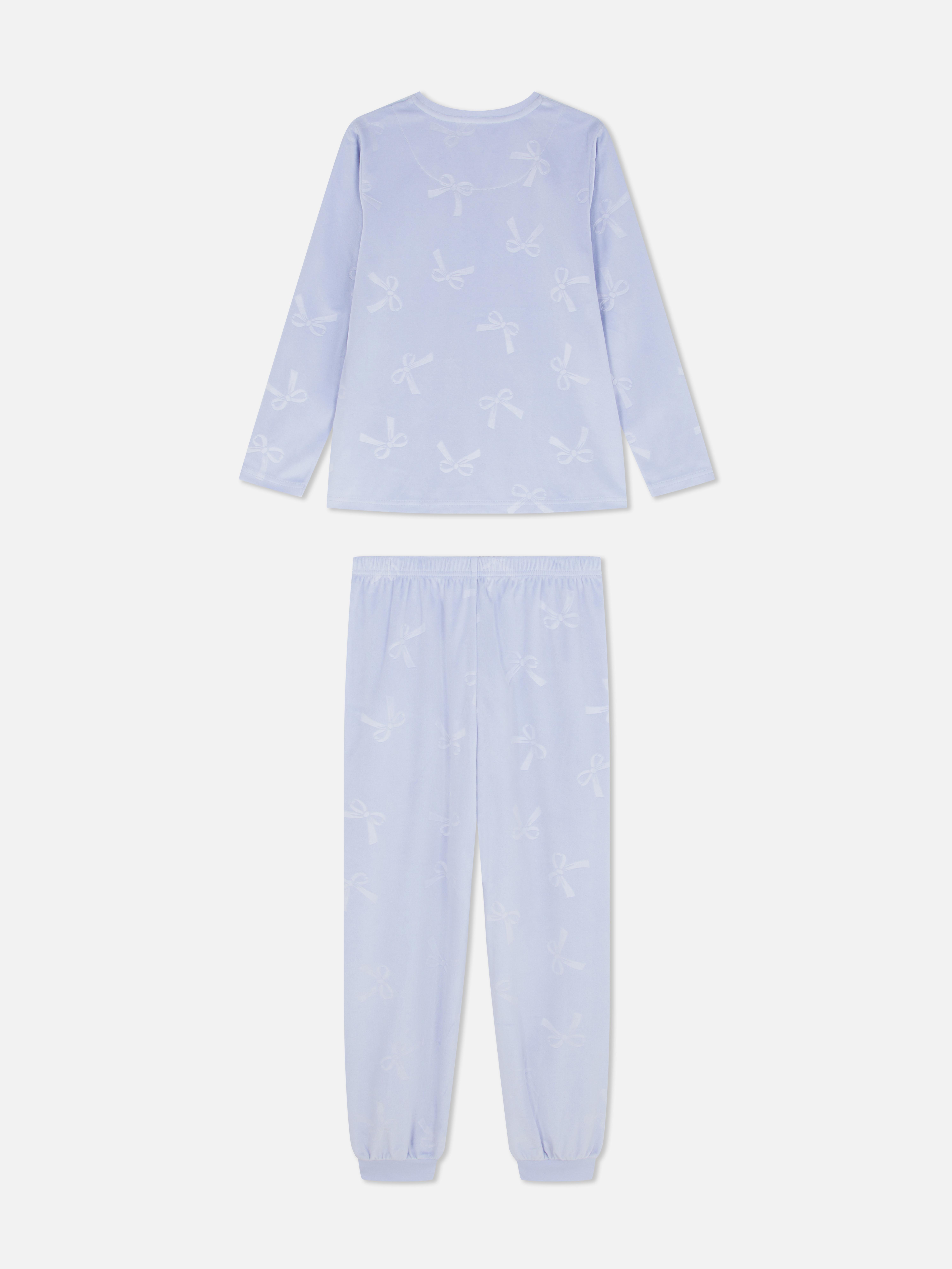 7-15yrs | Bow Graphic Cosy Pyjamas