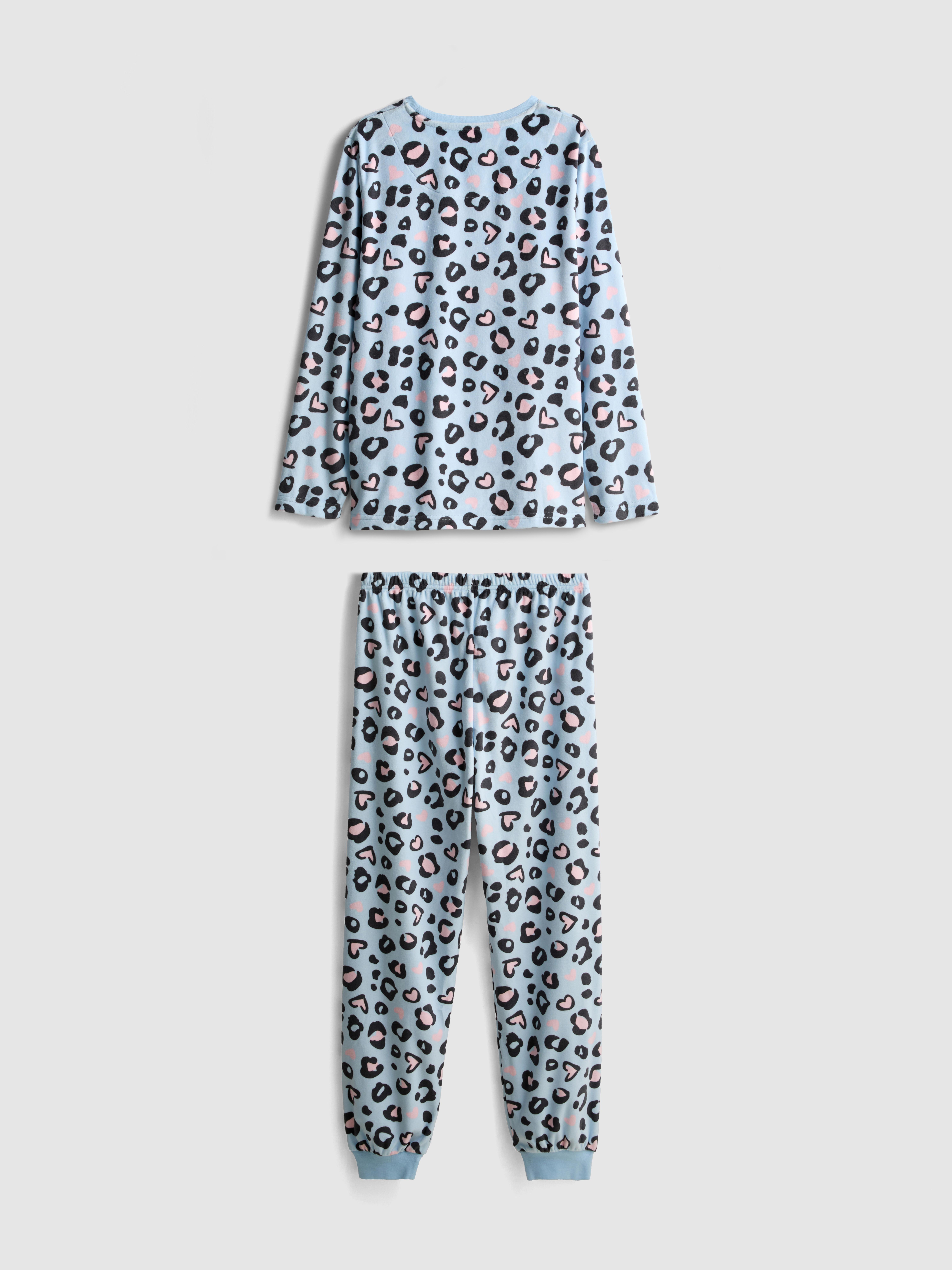 7-15yrs | Leopard Print Cosy Pyjamas