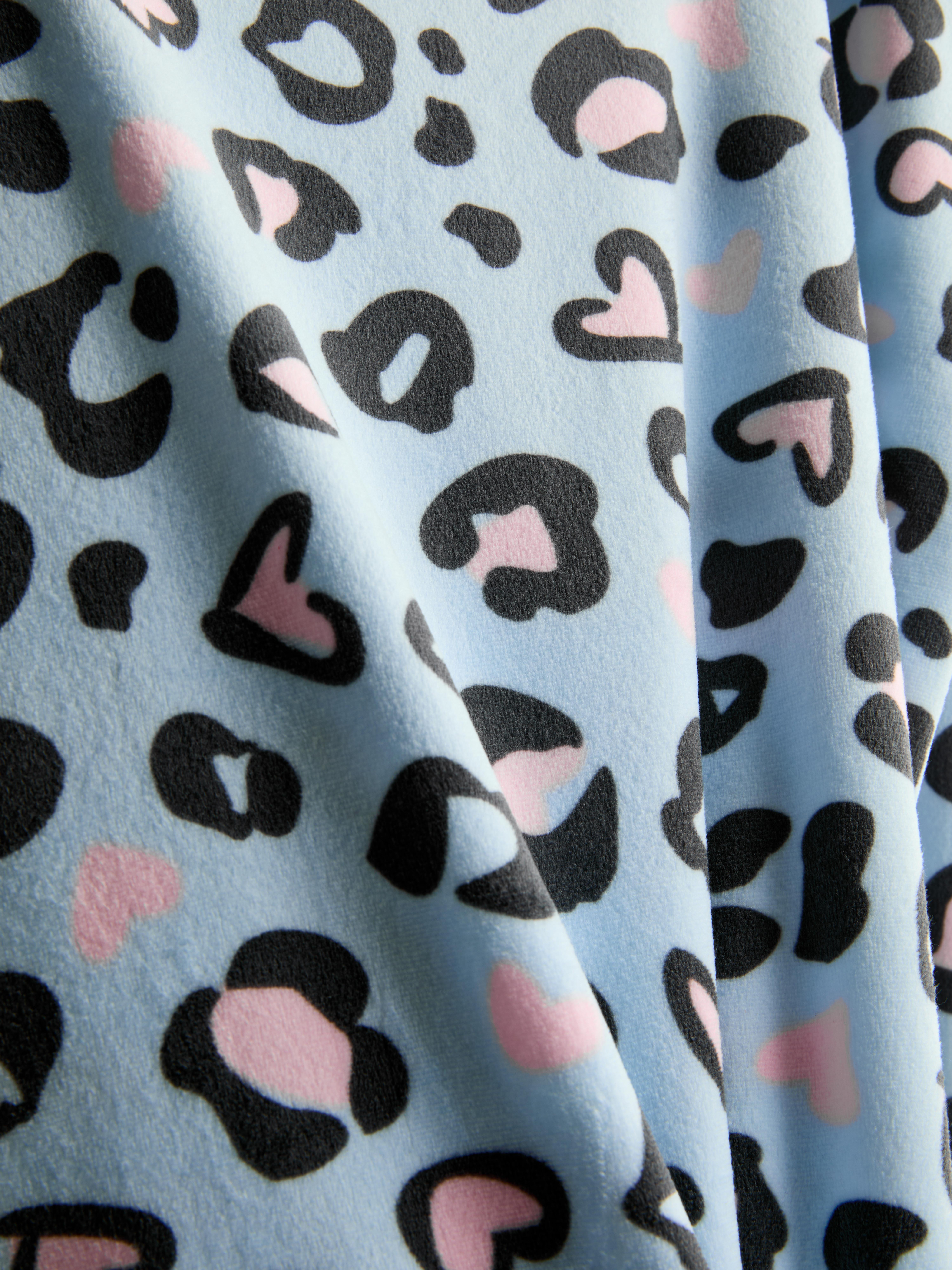 7-15yrs | Leopard Print Cosy Pyjamas