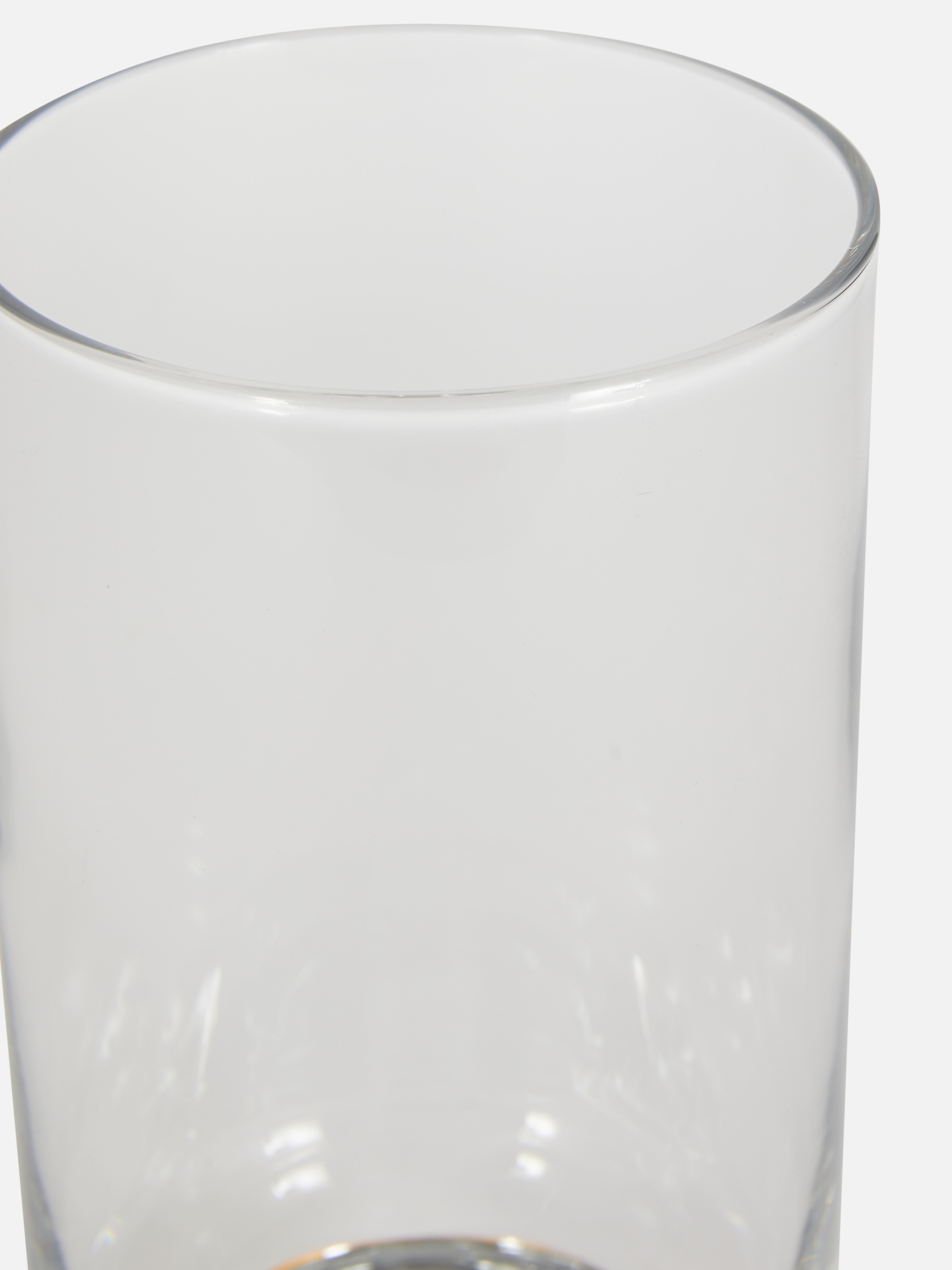 Zweifarbiges Trinkglas