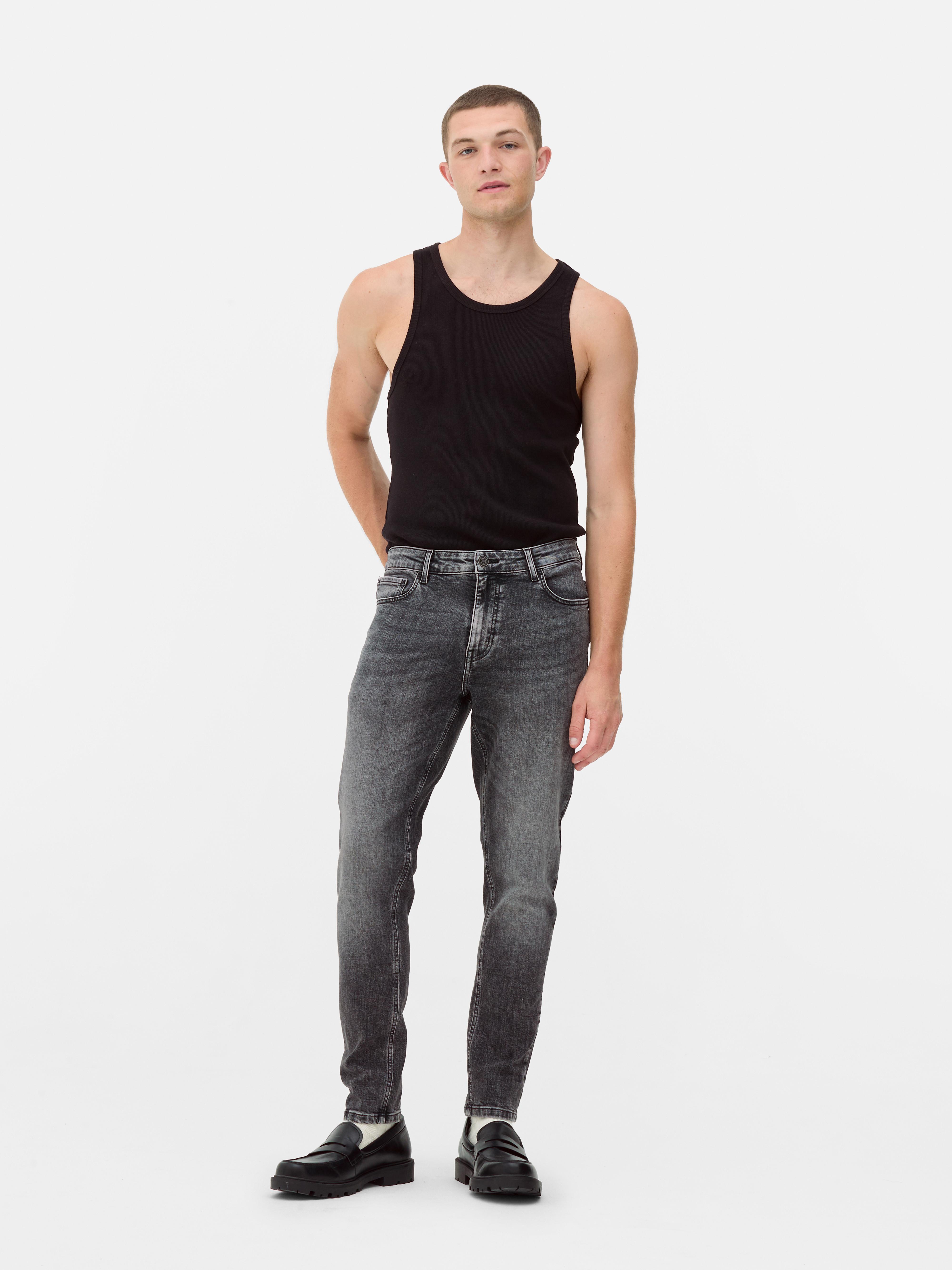 Jean skinny taille mi-haute