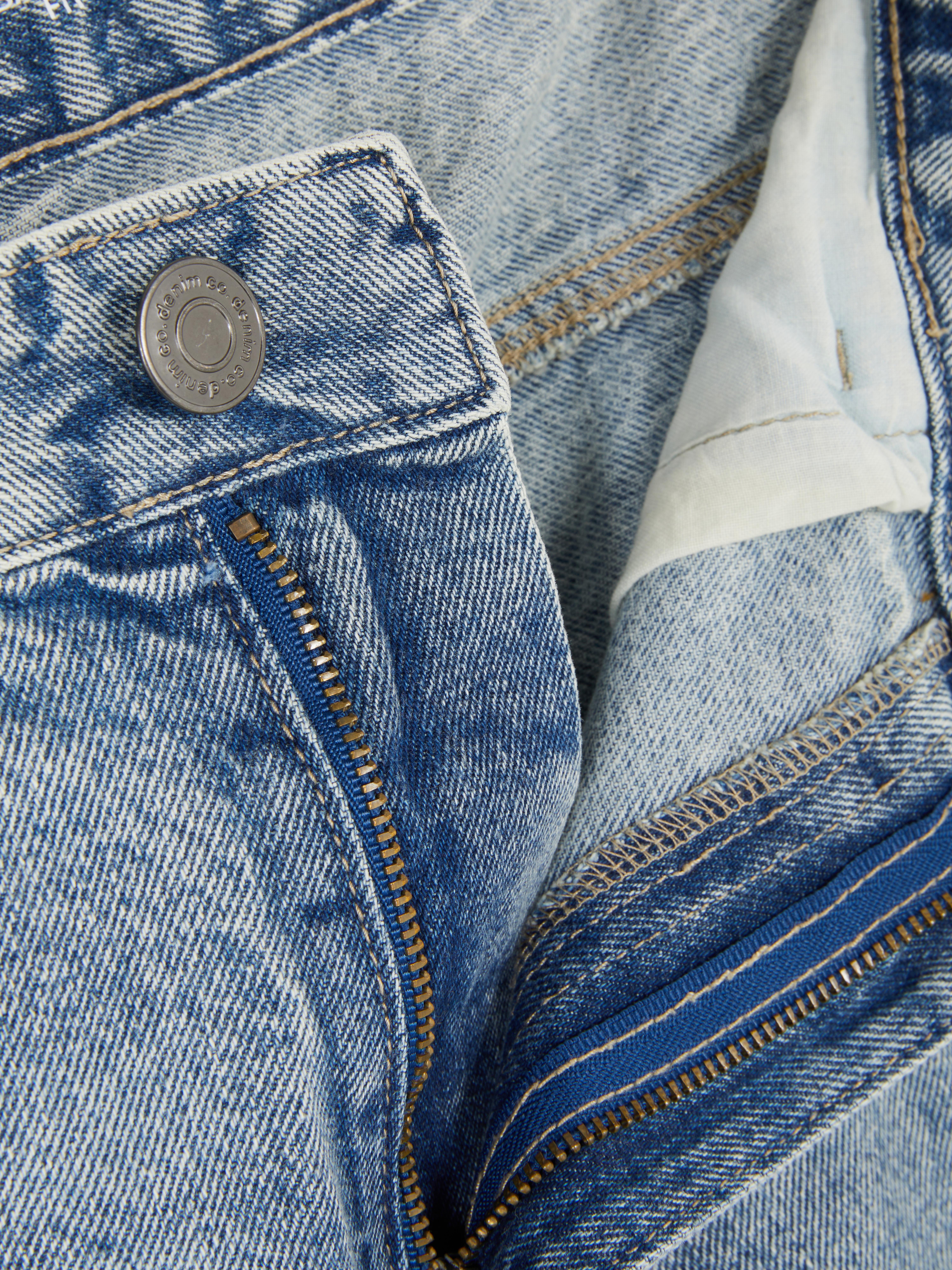 Jean barrel taille basse