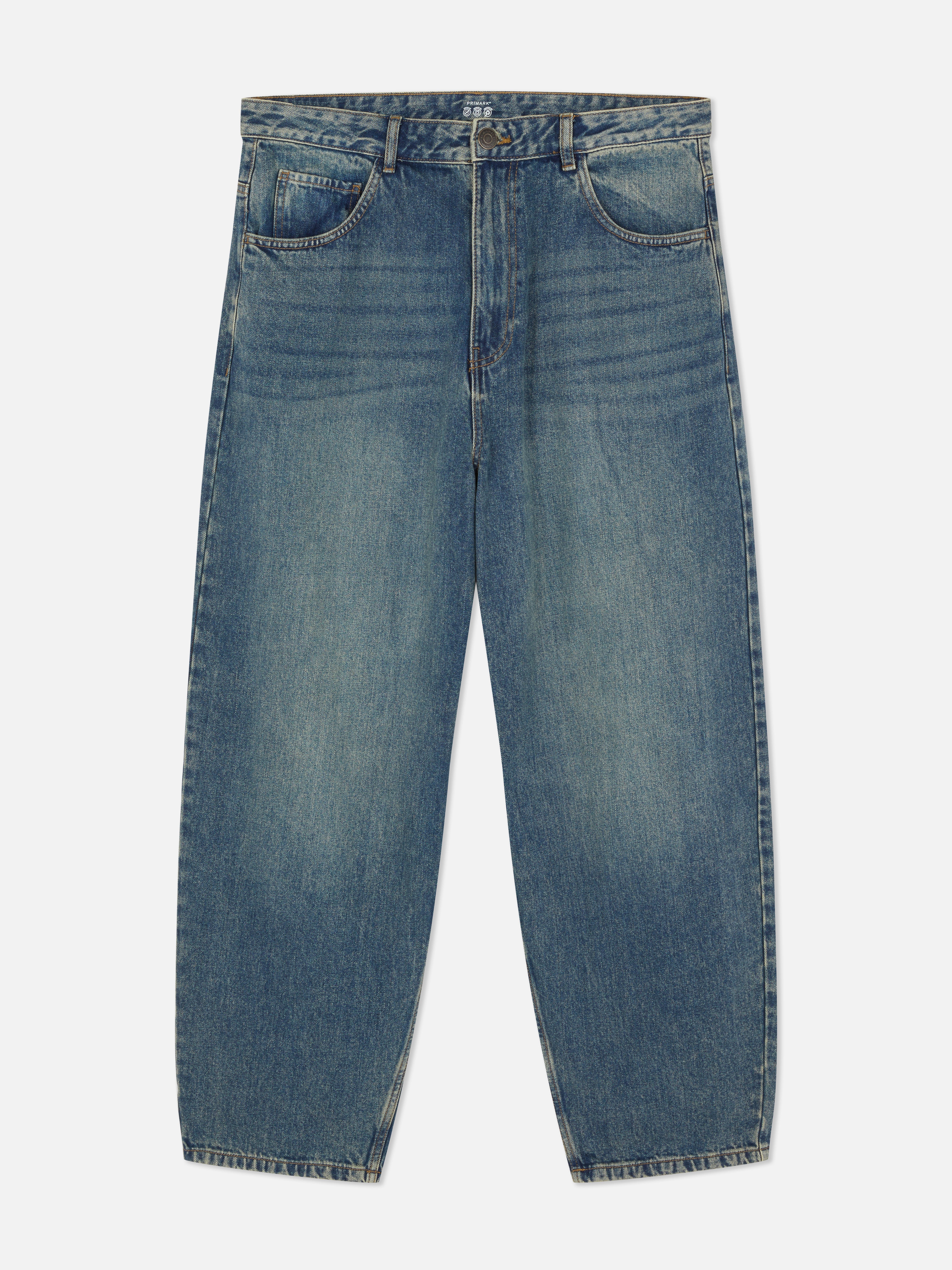 Jean barrel taille basse