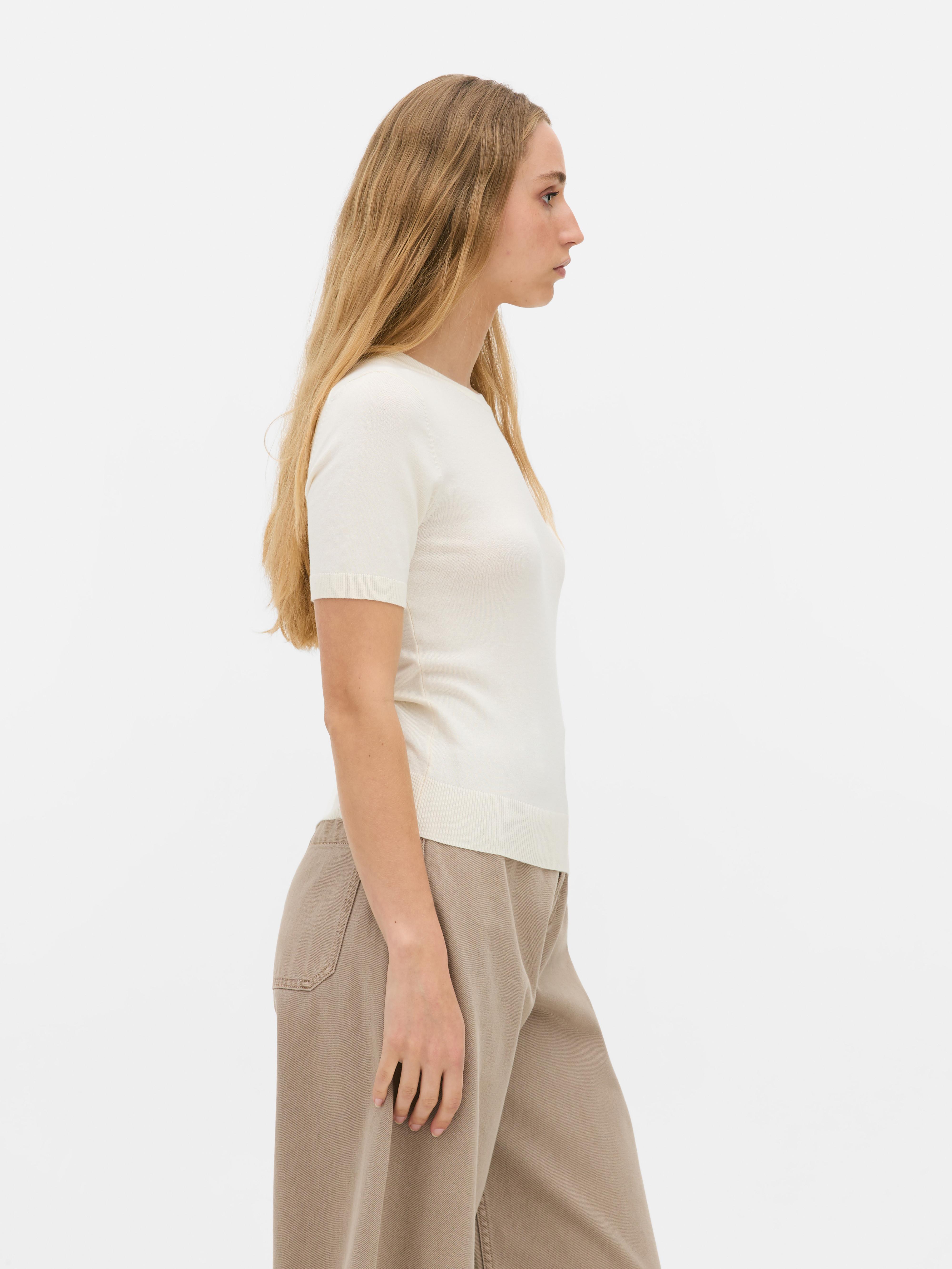 Getailleerd T-shirt met korte mouwen
