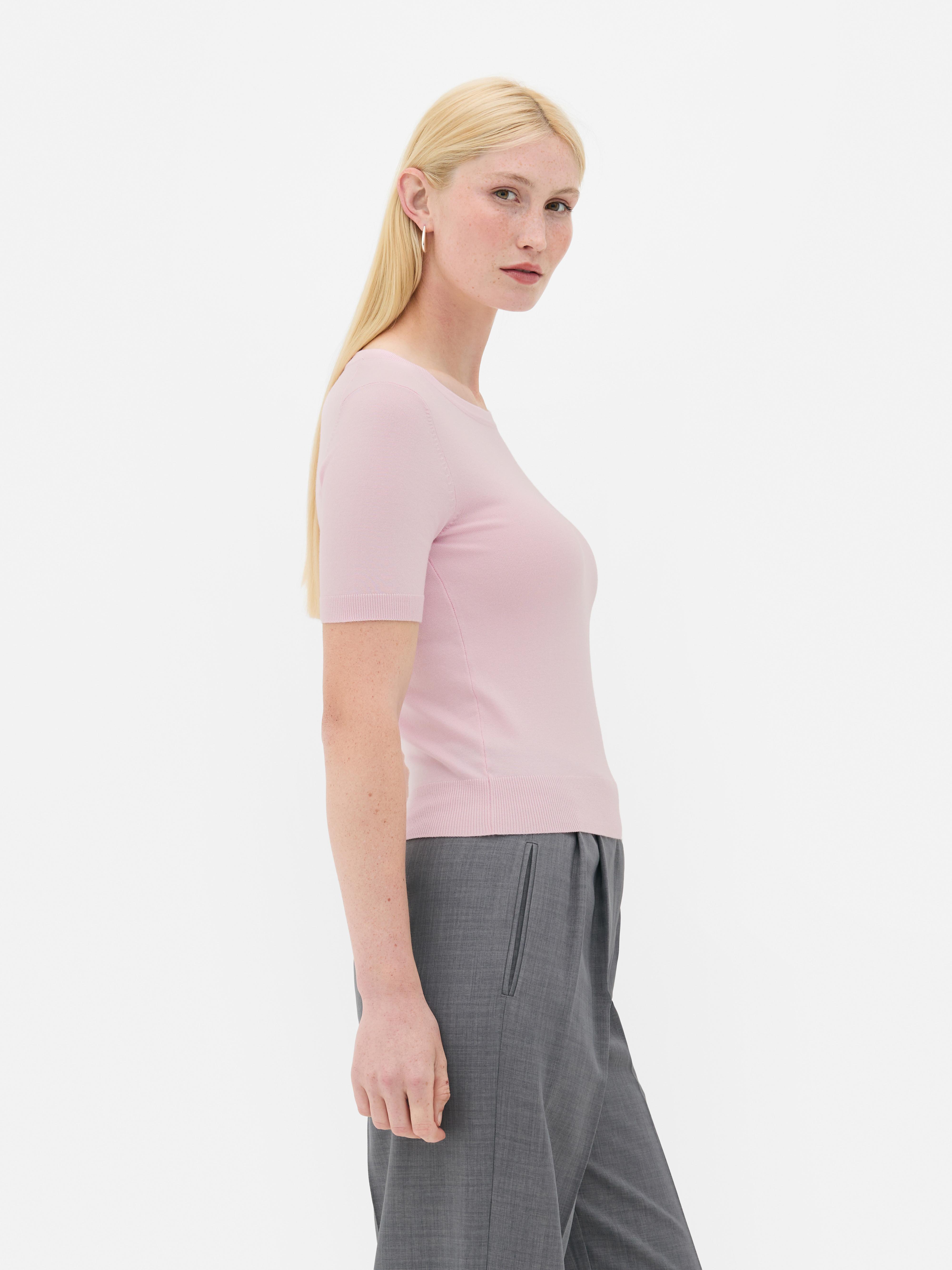 Getailleerd T-shirt met korte mouwen