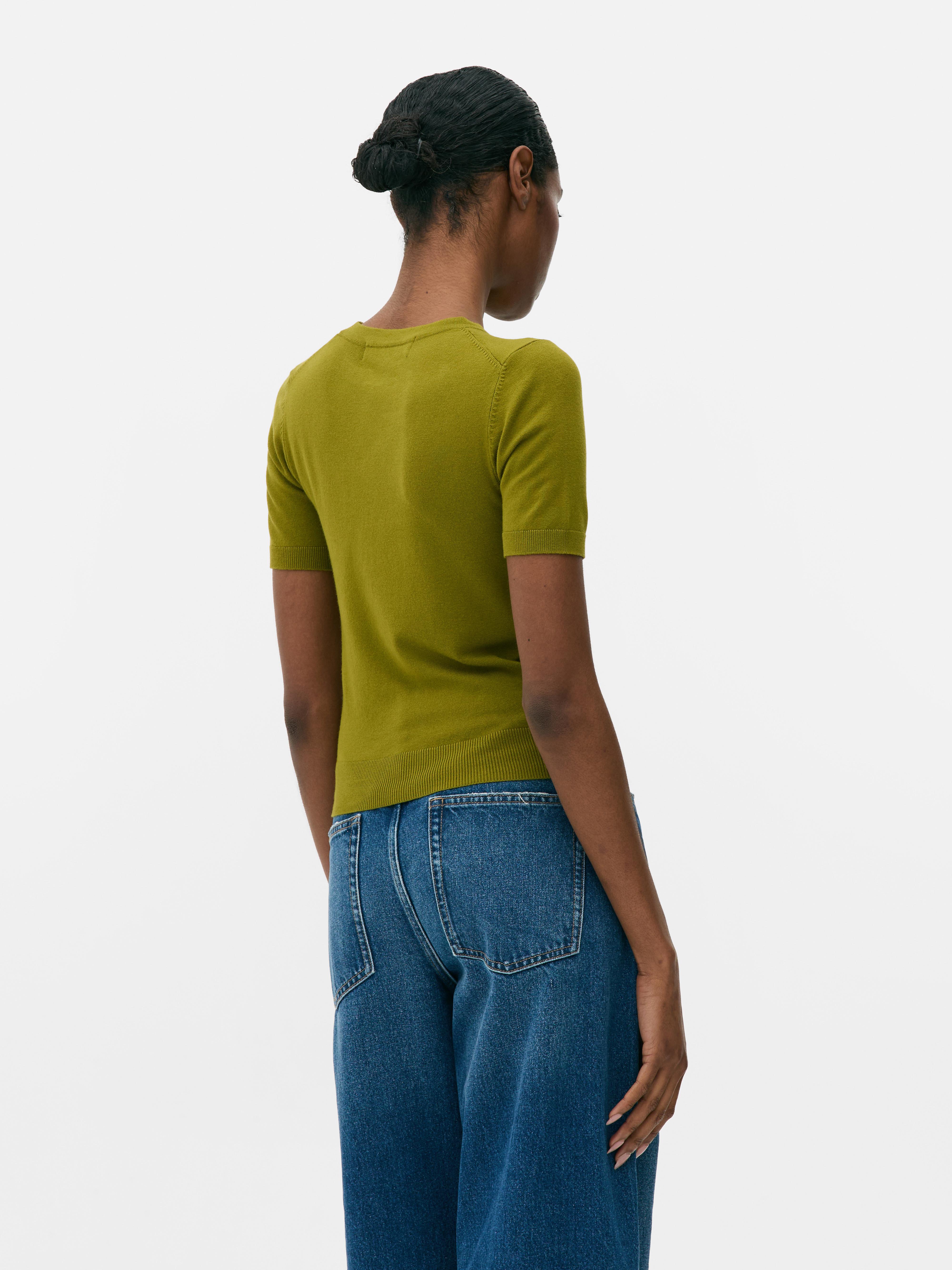 Getailleerd T-shirt met korte mouwen