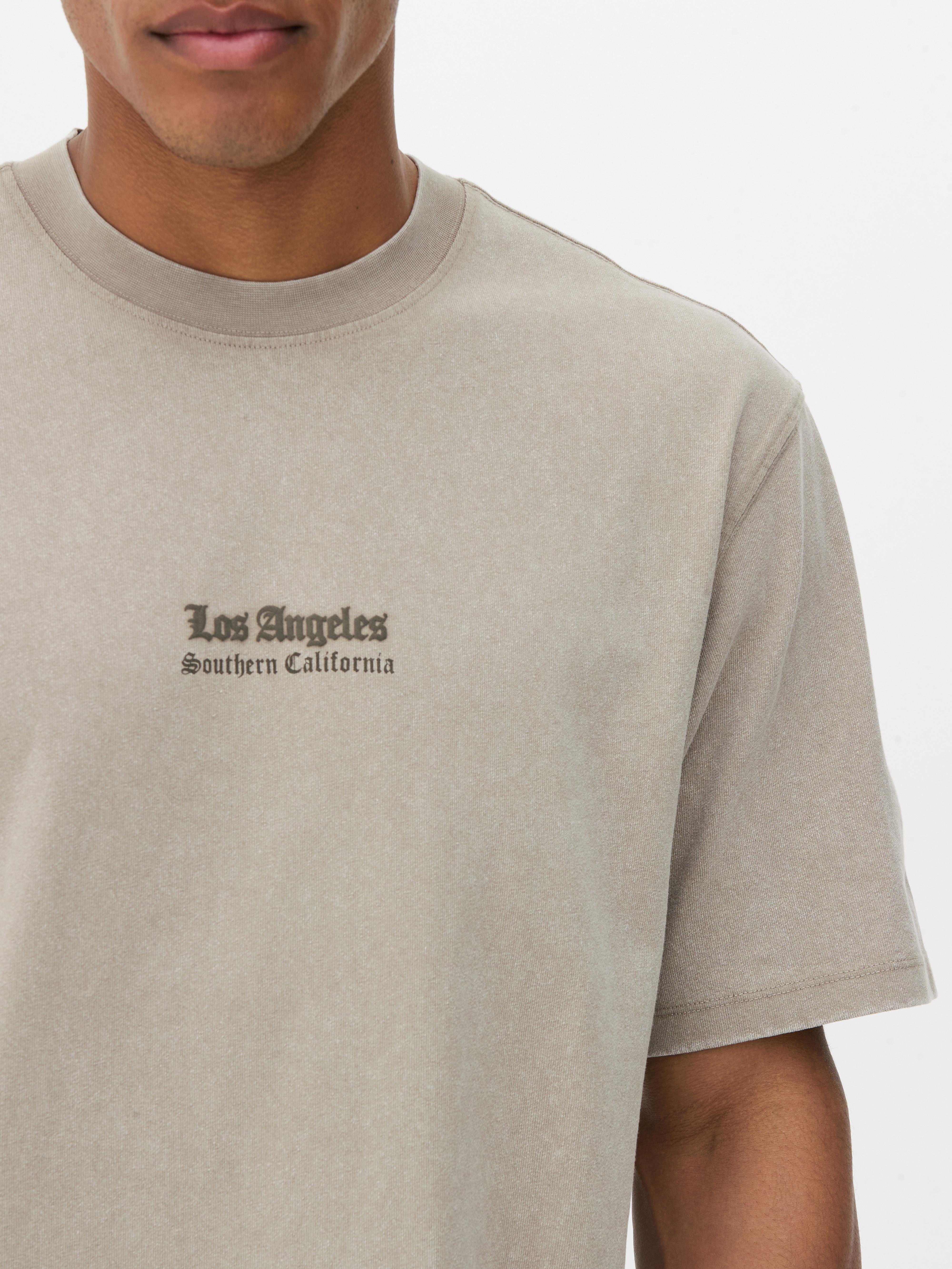 Los Angeles Statue Graphic T-Shirt